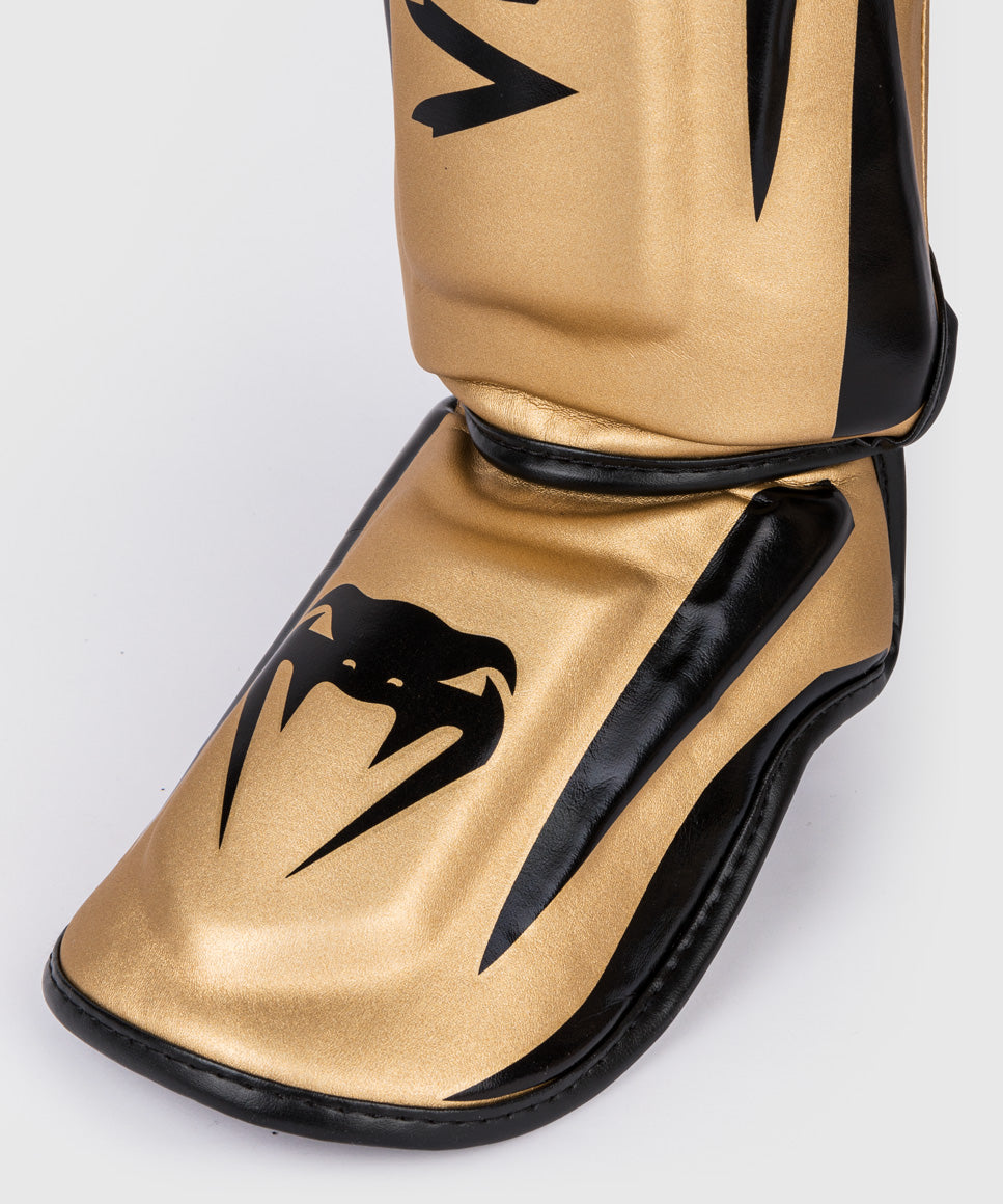 Venum Elite Standup Schienbeinschoner - Gold/Schwarz