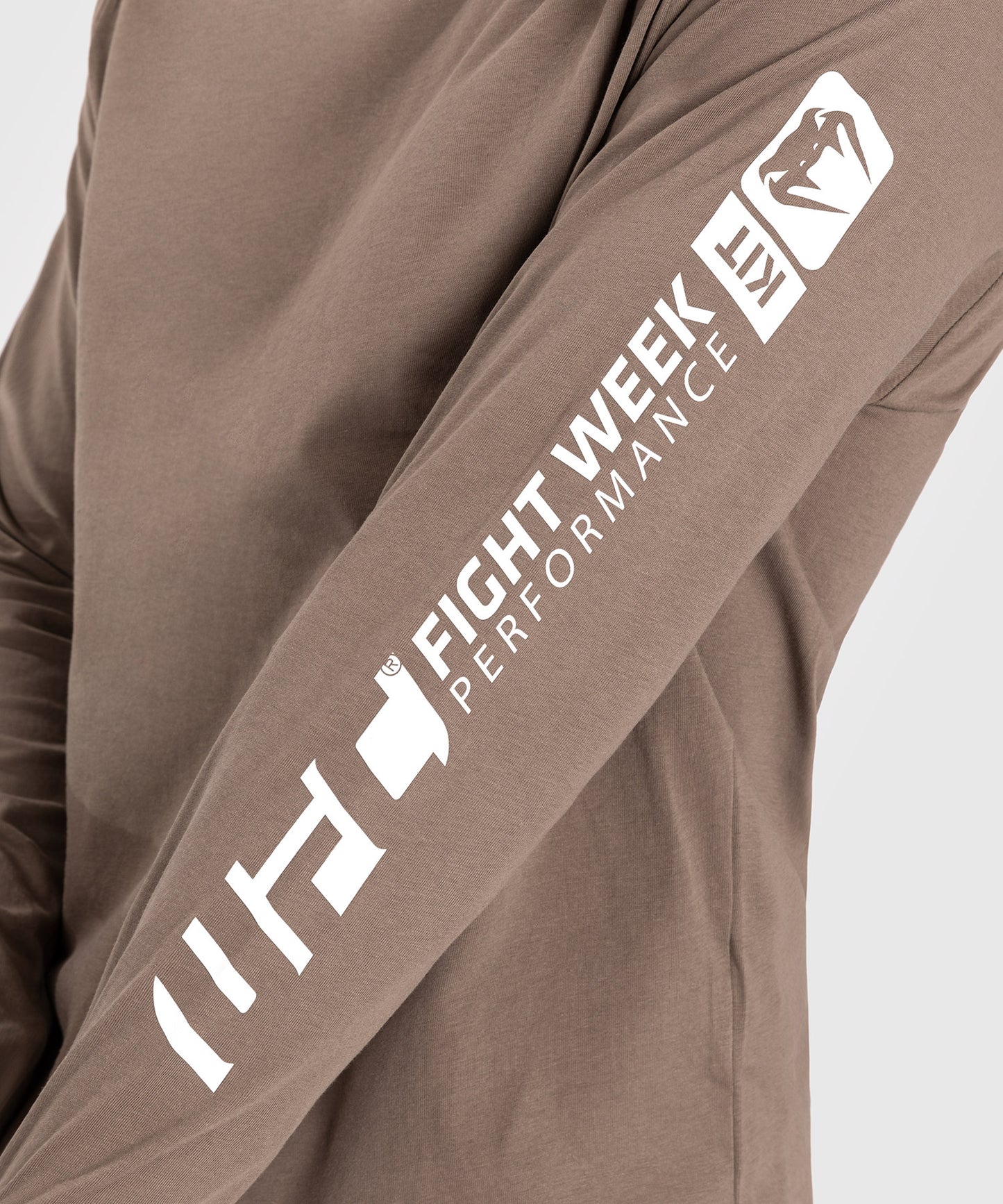 UFC Adrenaline by Venum Fight Week Herren Langarm T-Shirt - Bronze