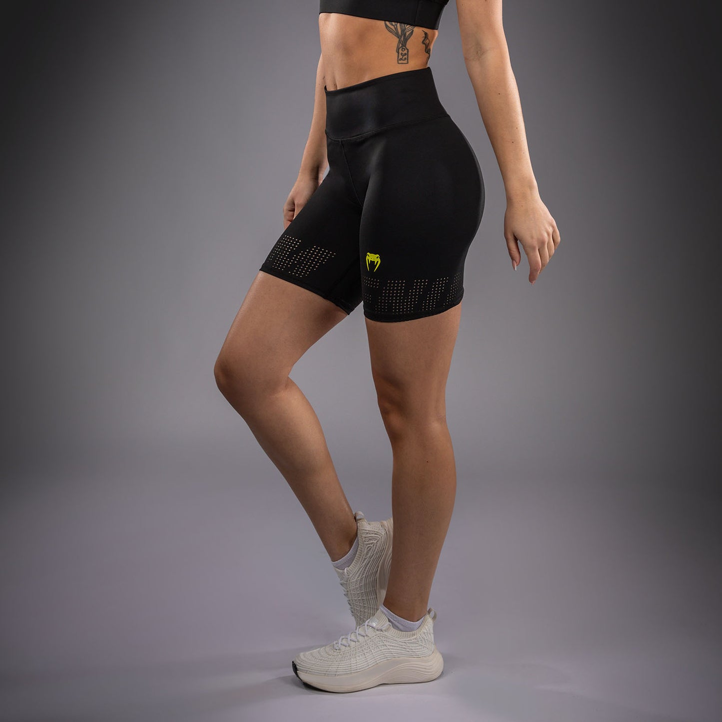 Venum Lazer Kompressionsshorts für Damen - Schwarz/Gelb