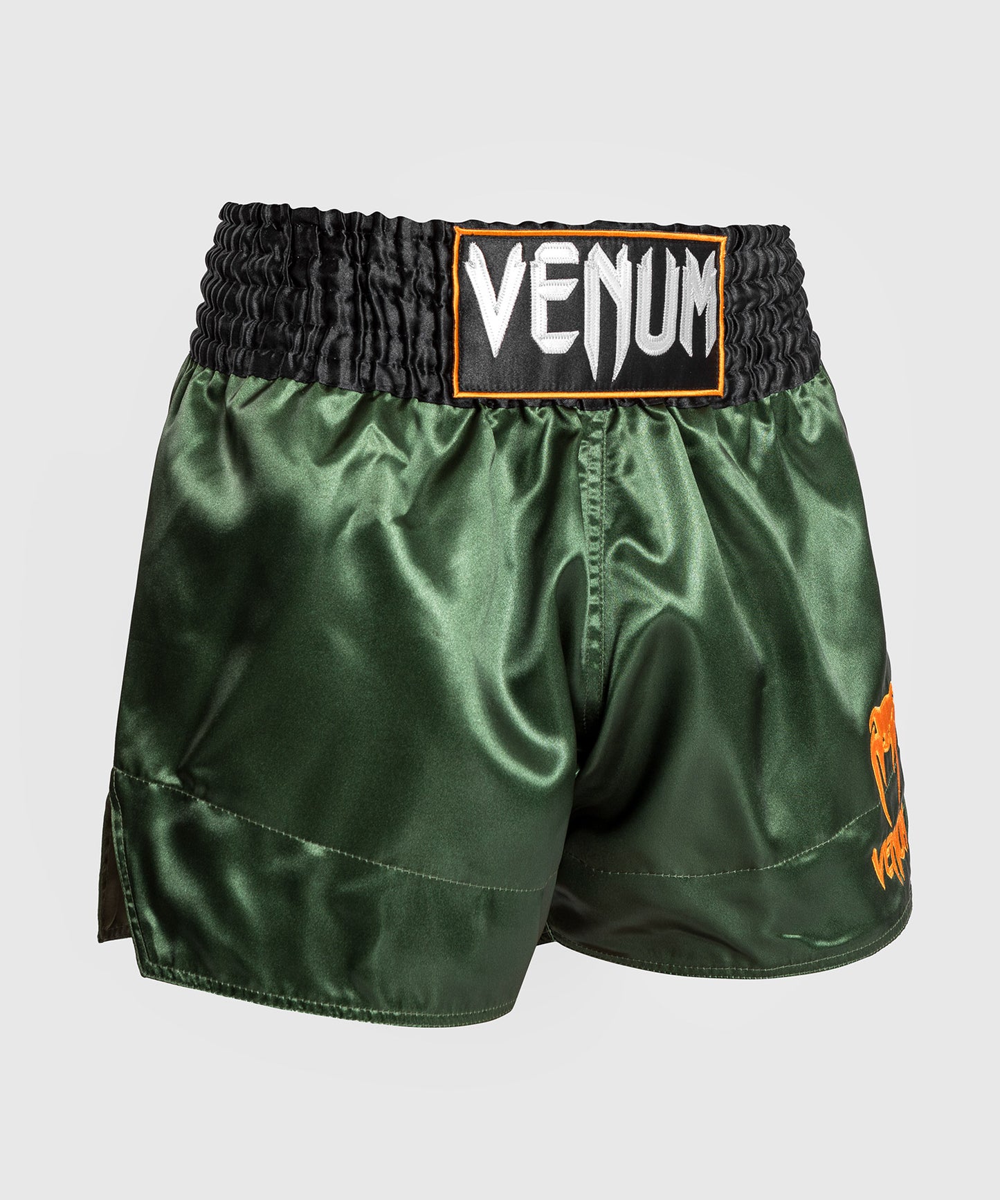Venum Classic Muay Thai Shorts - Grün/Gold/Schwarz
