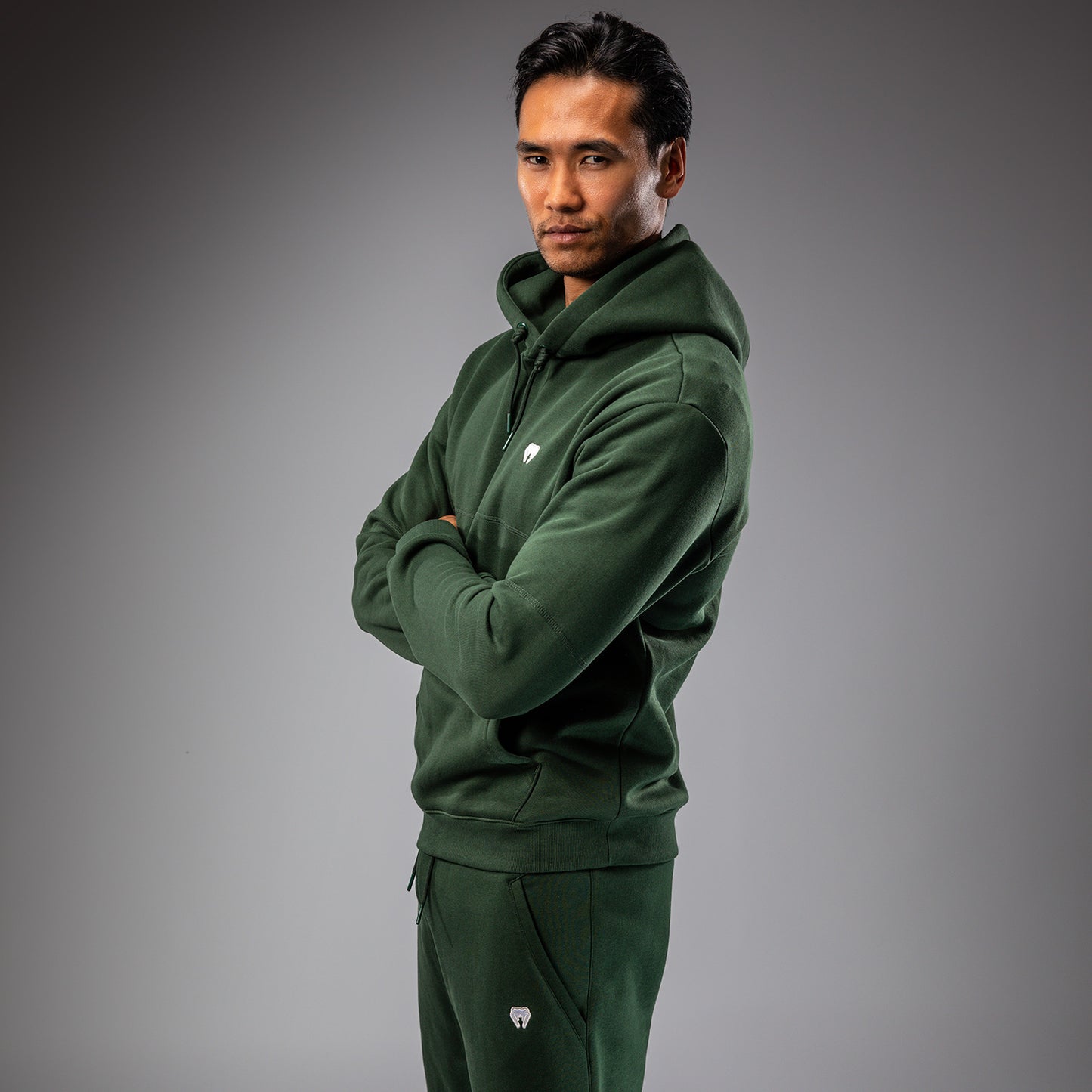 Venum Silent Power Hoodie - Waldgrün