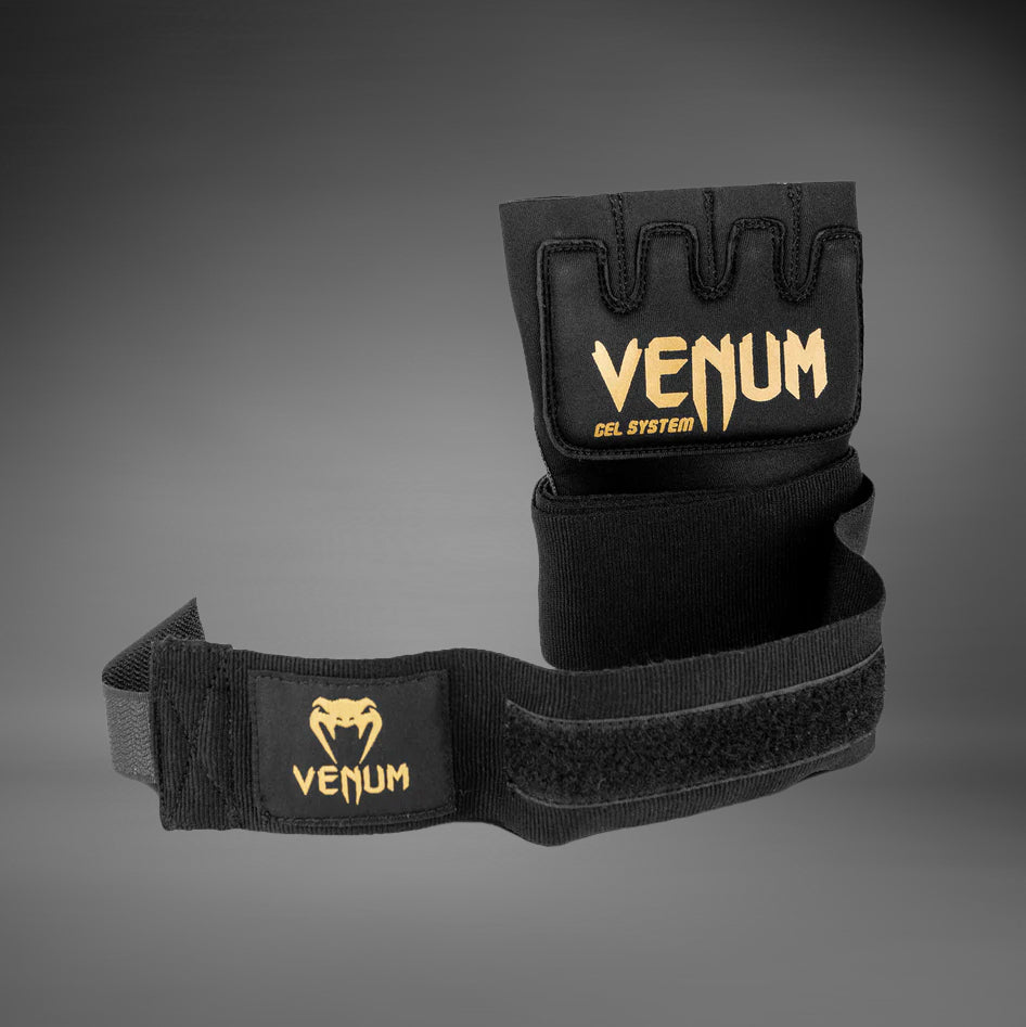 Venum Kontakt Gel Handschuh Wraps - Schwarz/Gold