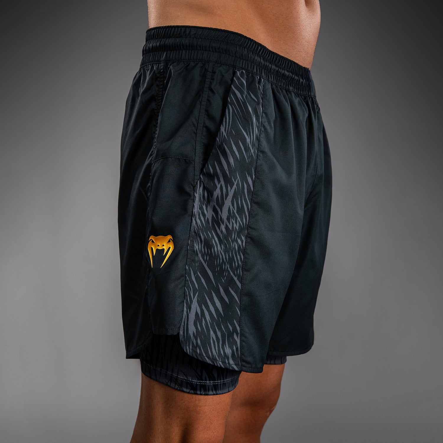 Venum x Chimaev Trainingsshorts - Schwarz/Grau - Venum Deutschland