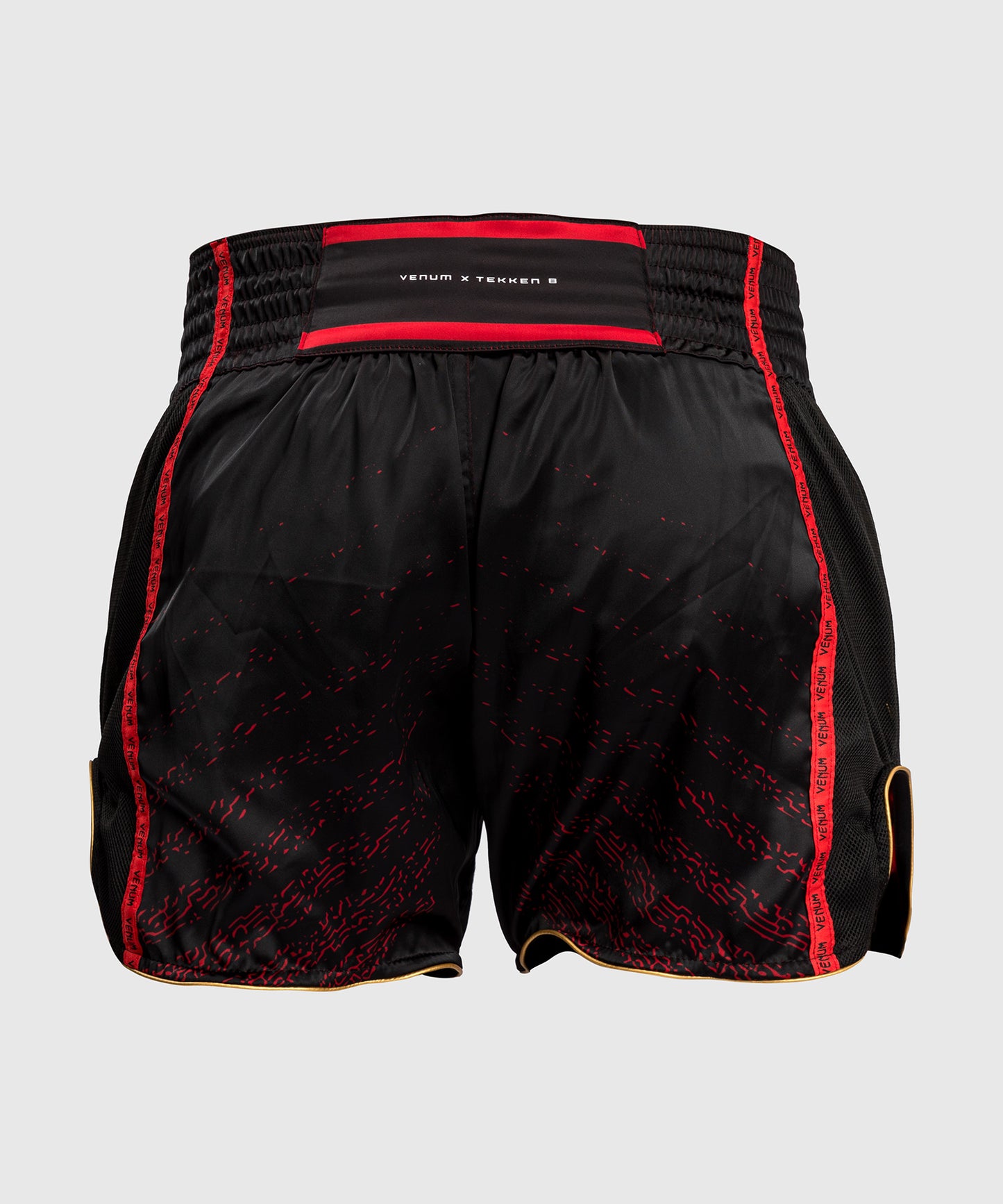 Venum x TEKKEN 8 - Marshall Law Muay Thai Shorts - Schwarz/Rot/Gold