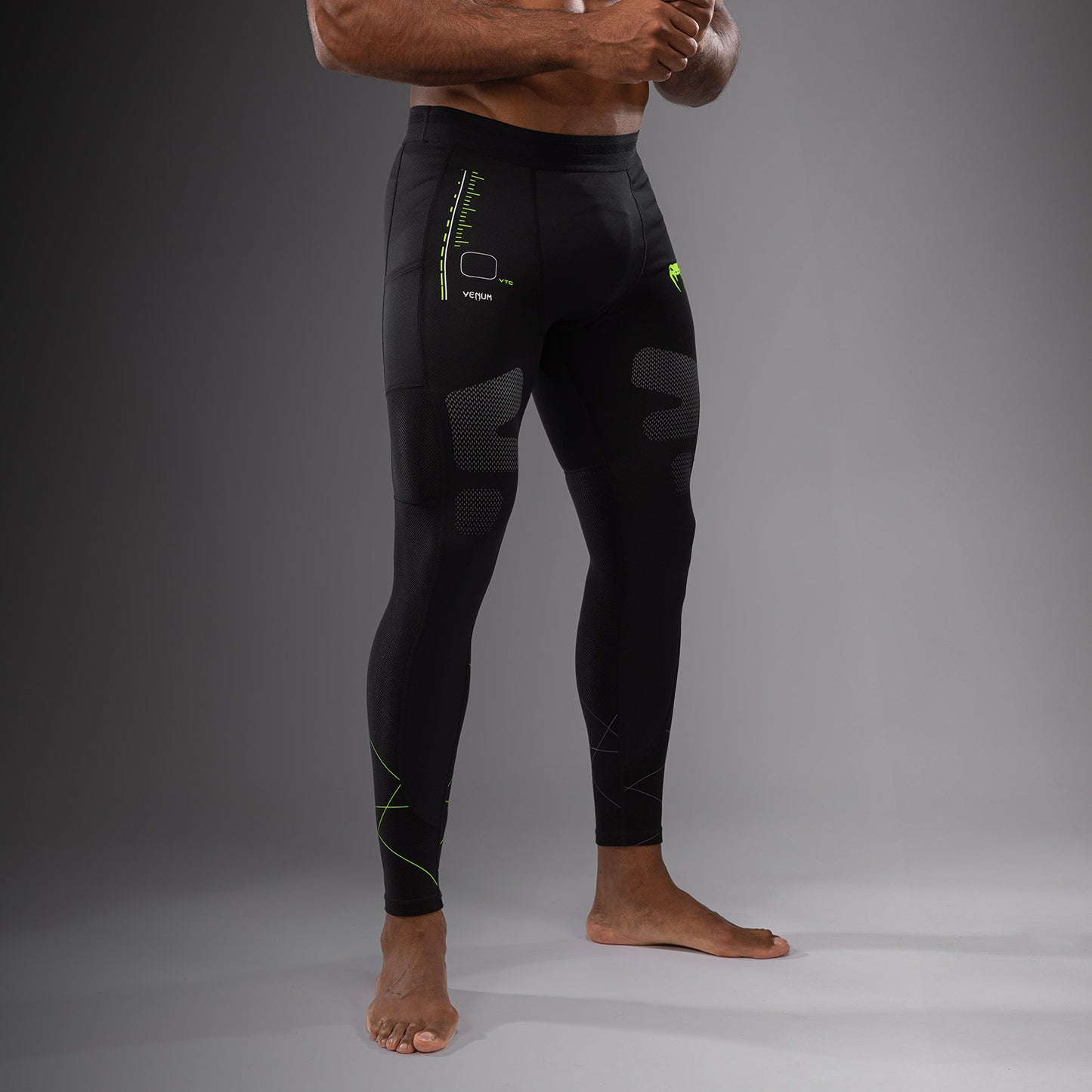 Venum Training Camp 4.0 Spats - Schwarz/Neongrün