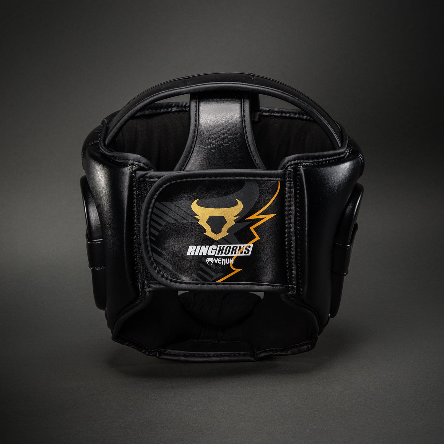 Venum Ringhorns Charger Kopfschutz – Schwarz/Gold
