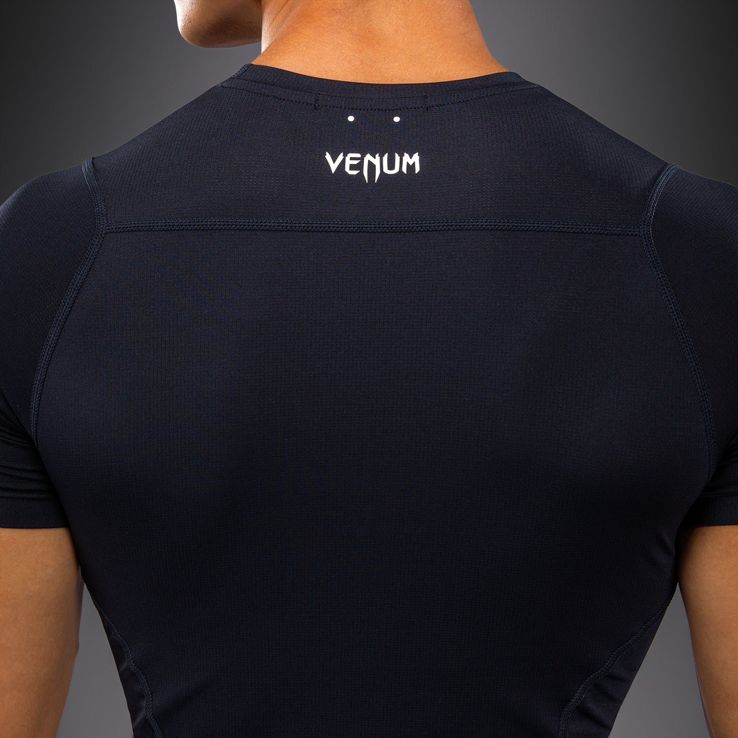 Venum G-Core Kurzarm Rashguard - Marineblau/Weiß
