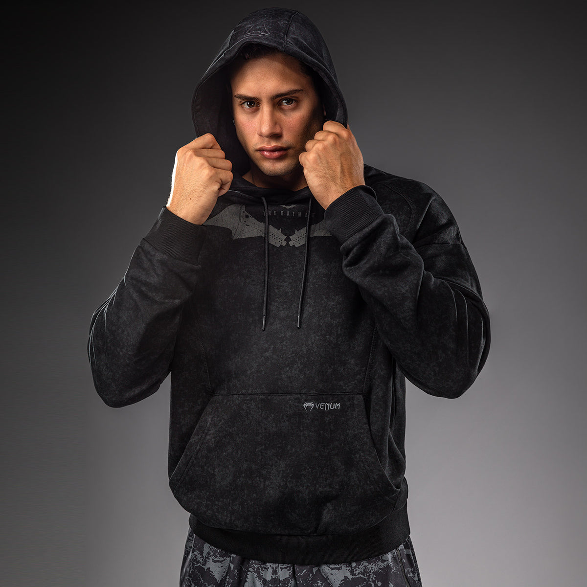 Venum x Batman Hoodie - Schwarz/Grau