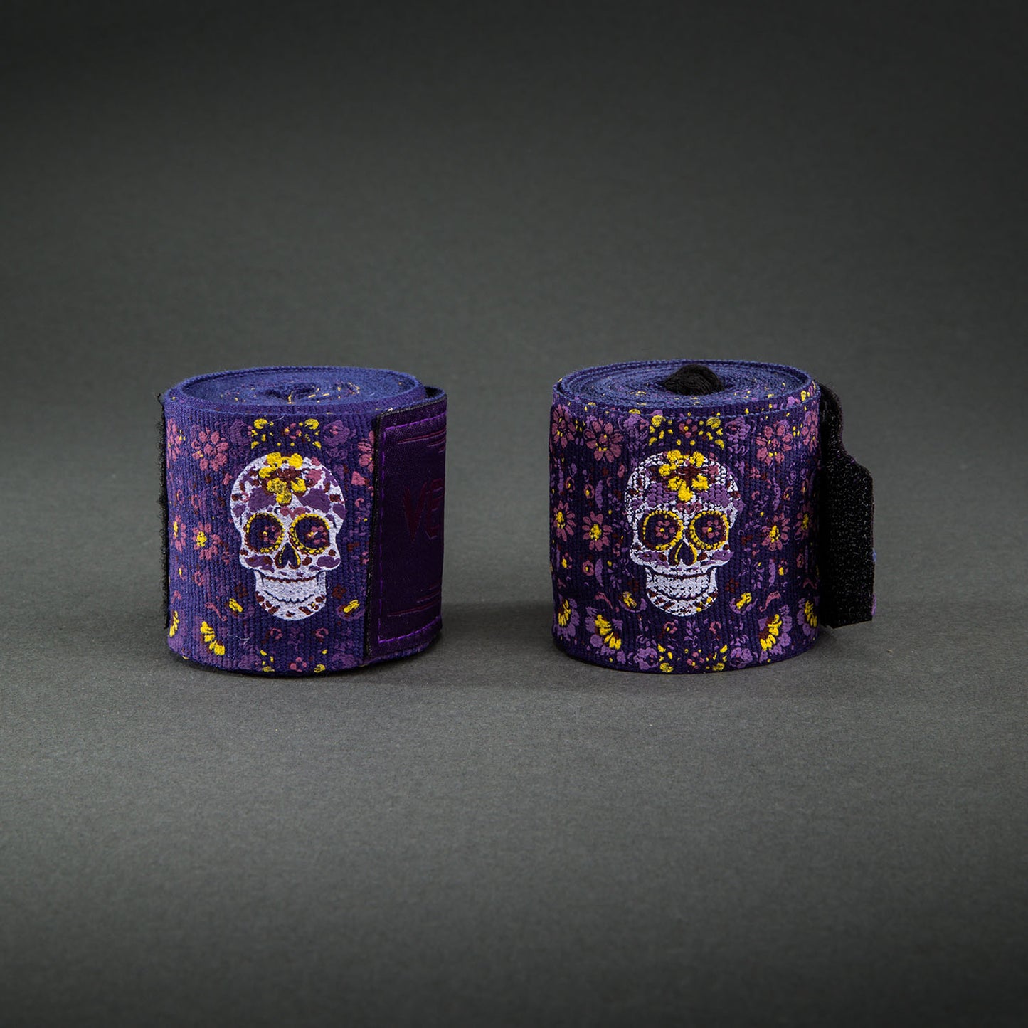 Venum Kontact Evo Santa Muerte Boxing Bandagen - Dunkellila