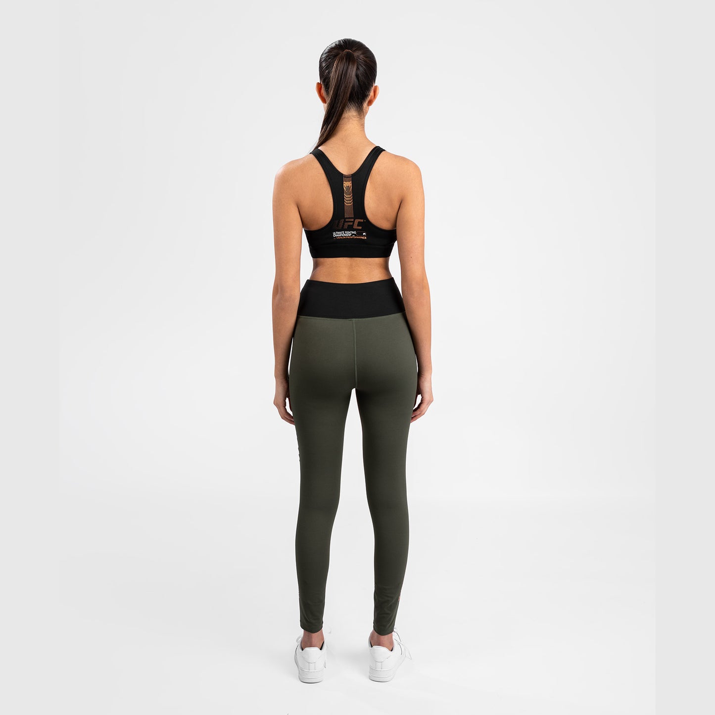 UFC Adrenaline by Venum Fight Week Performance-Tight für Frauen - Khaki/Bronze
