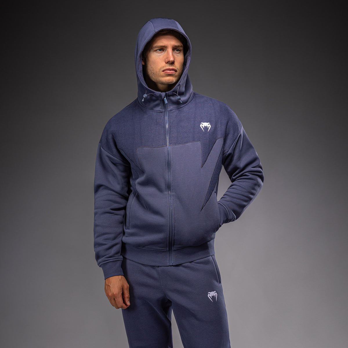 Venum Attack Fleece & Weave Trainingsjacke - Blau
