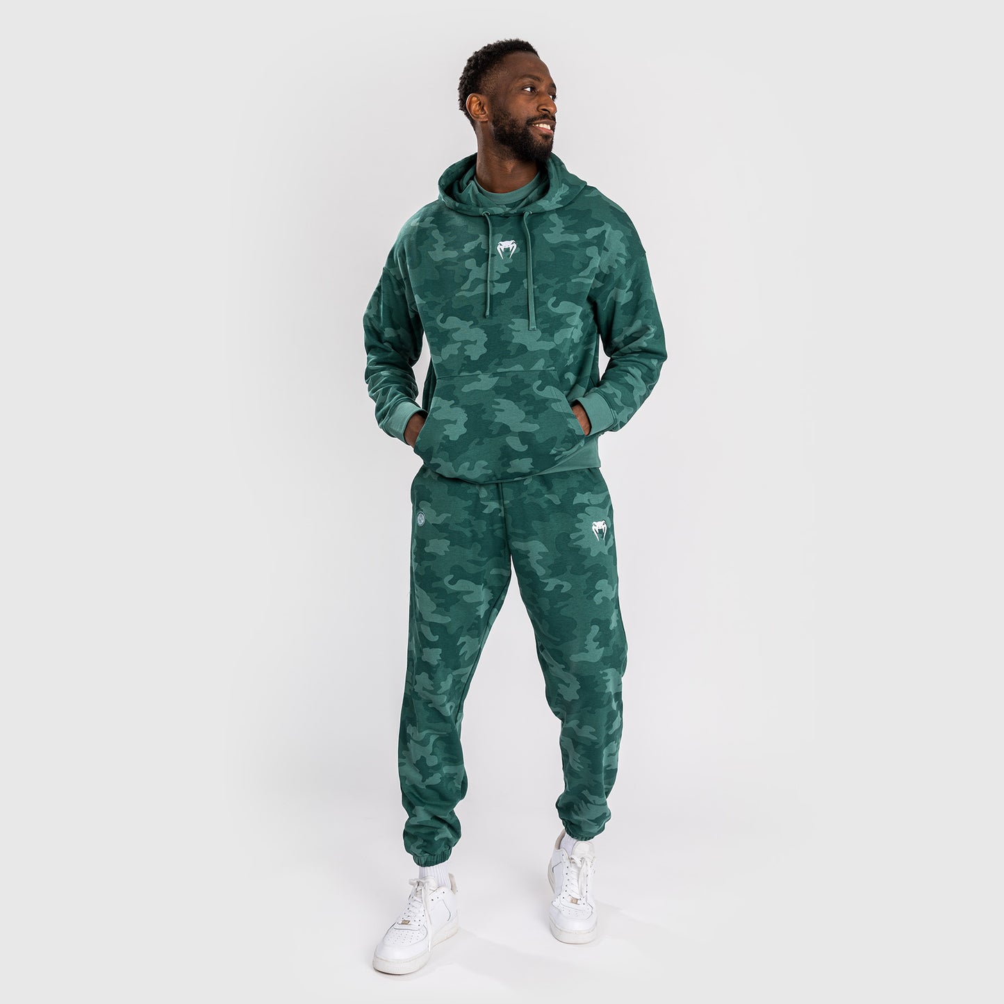 Venum Vortex XL Herren Kapuzenpullover - Türkis Camo