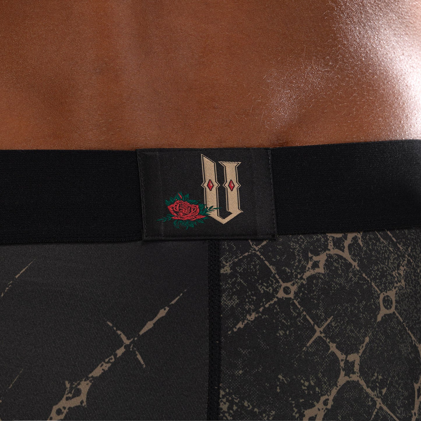 Venum Santa Muerte 5.0 Herren Vale Tudo Shorts - Tiefes Schwarz/Gold