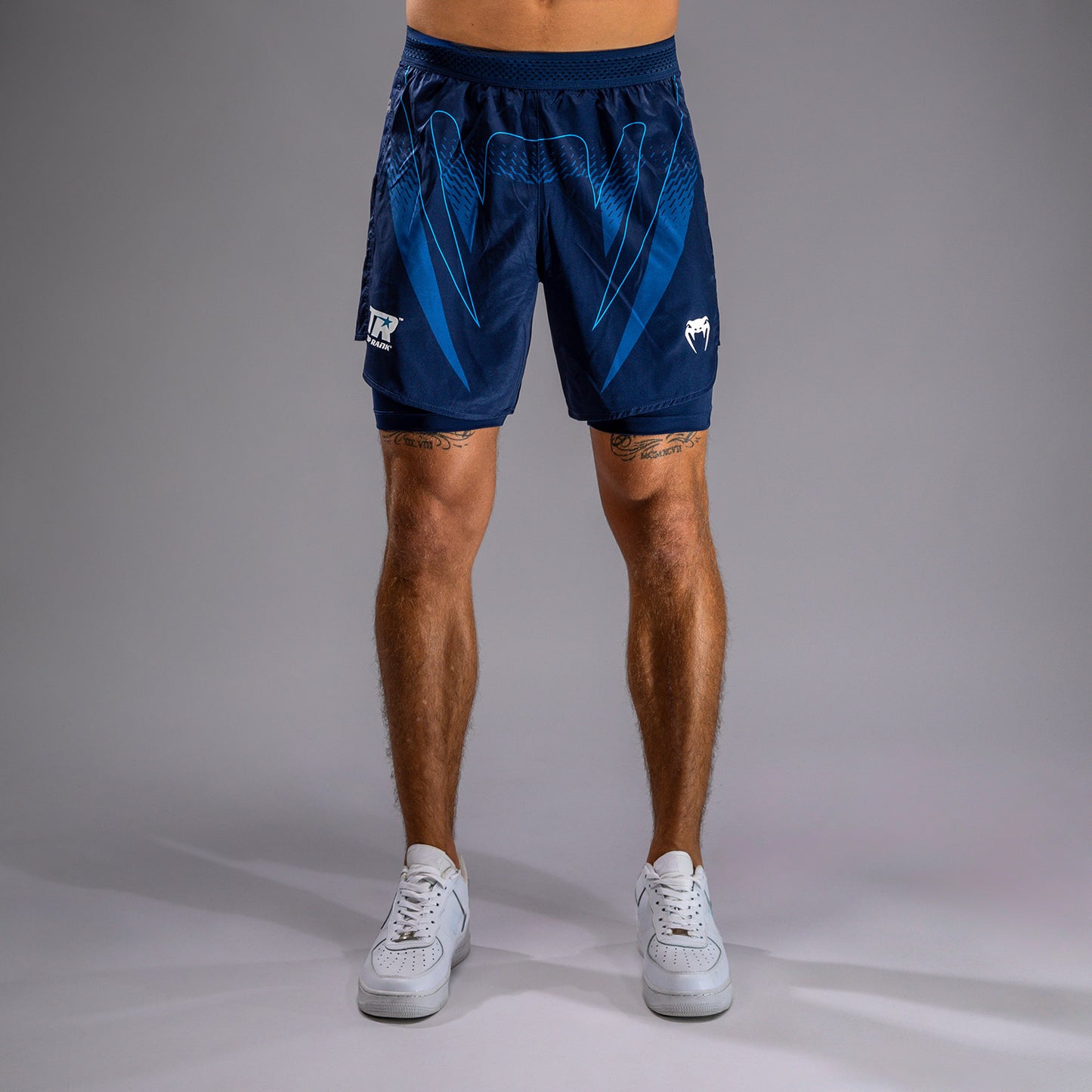 Venum x Top Rank Original Herren Trainingsshorts - Marineblau