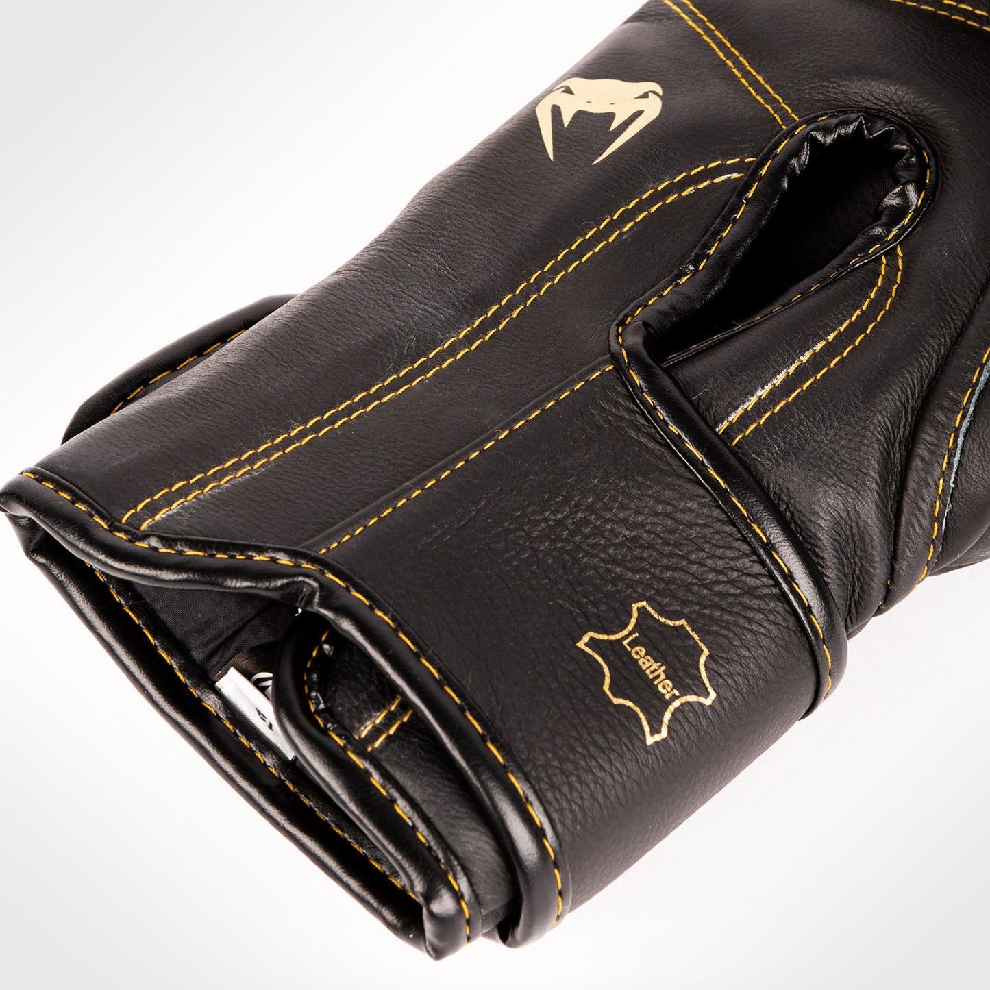 Venum Giant 2.0 professionelle Boxhandschuhe - Klettverschluss - Schwarz/Swcharz-Gold