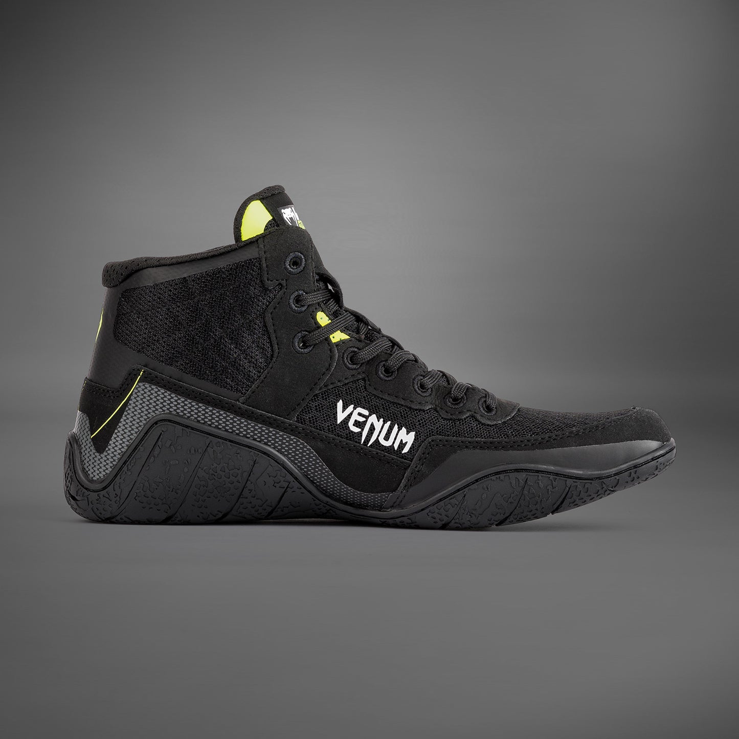 Venum Training Camp 4.0 Elite Wrestling Schuhe - Schwarz/Neon Grün