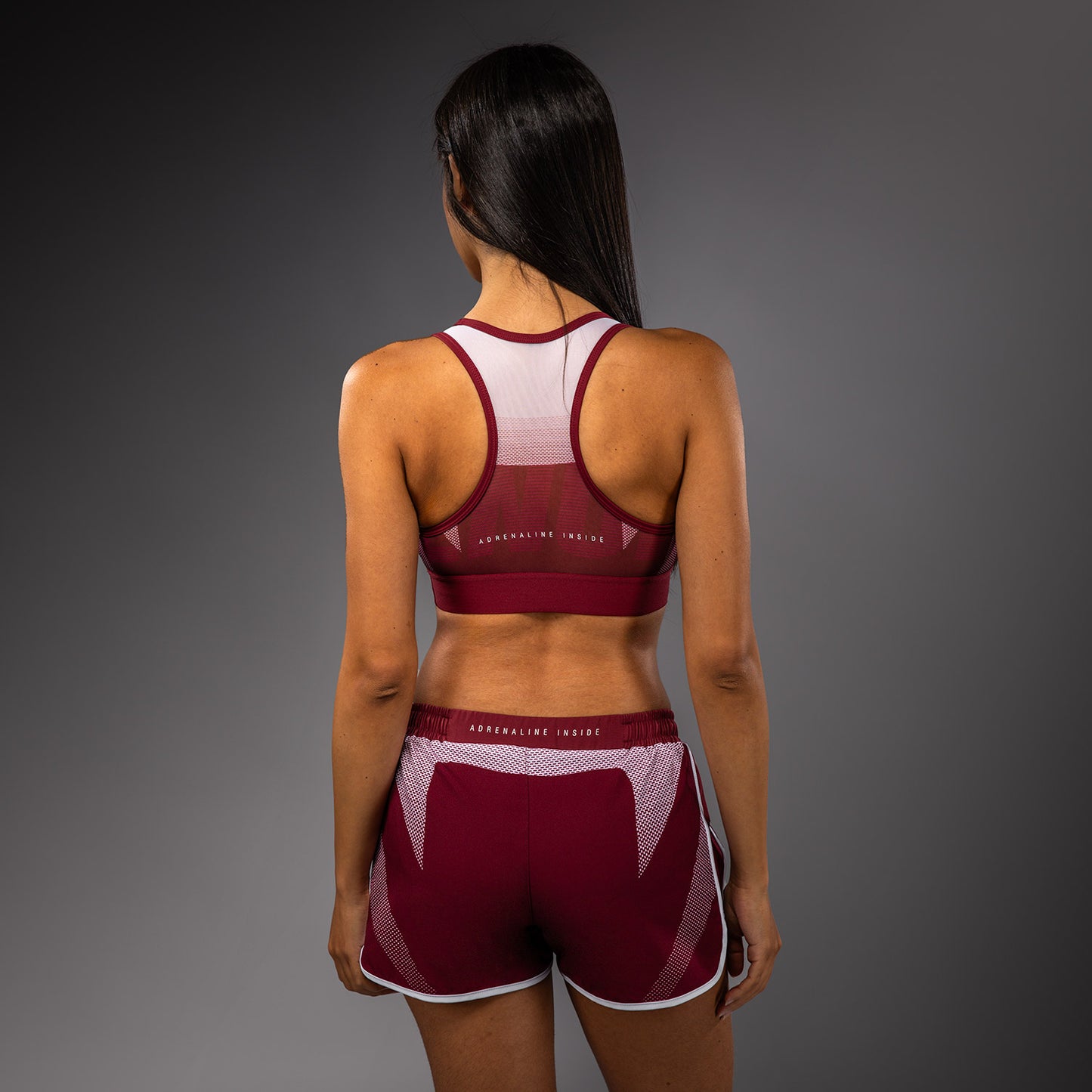 Venum Adrenaline Damen Sport-BH – Burgunder/Rosa