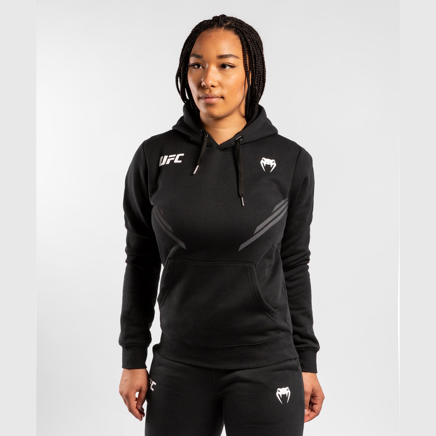 UFC Venum Replica Damen Hoodie - Schwarz