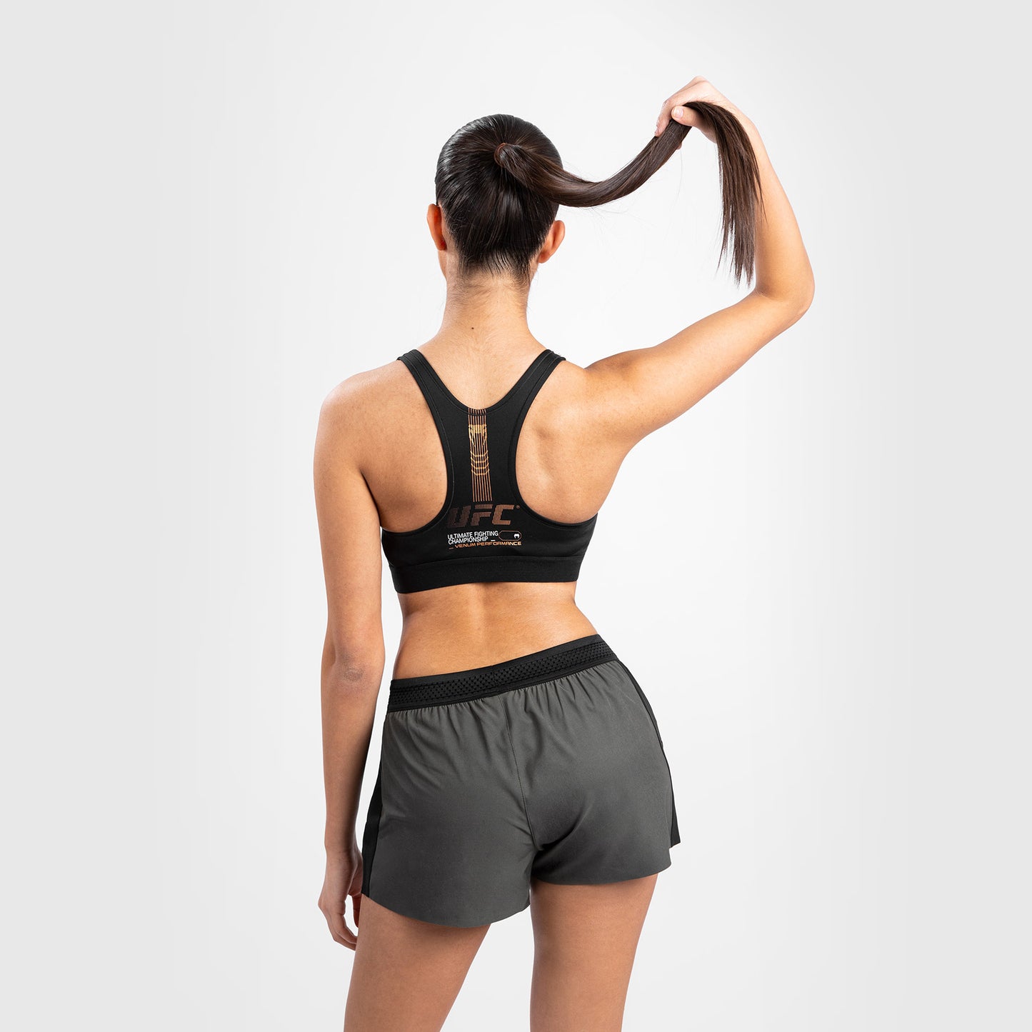 UFC Adrenaline by Venum Fight Week Sport-BH für Frauen - Khaki/Bronze