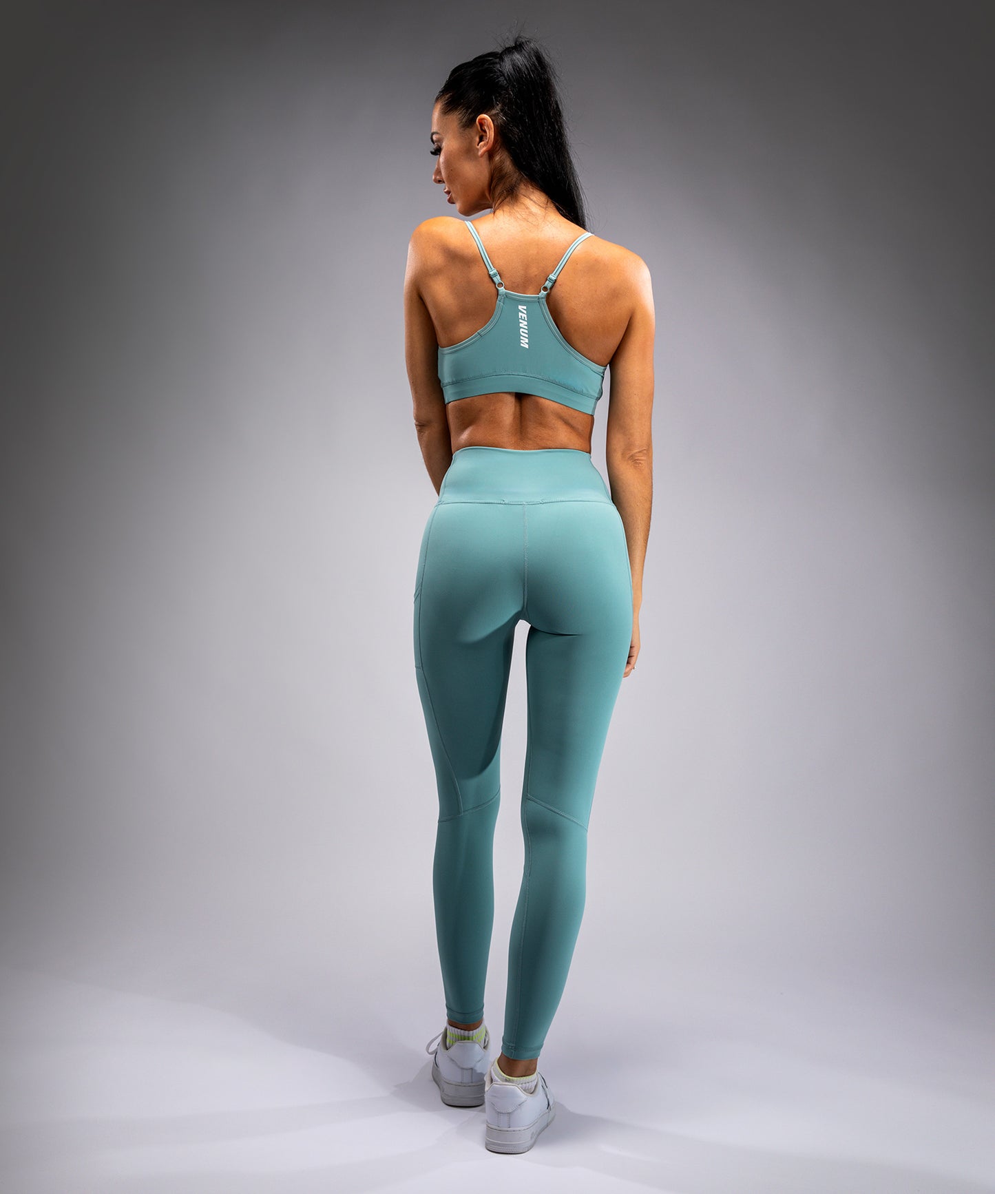 Venum Essential Damen Performance Leggings - Aqua Grün