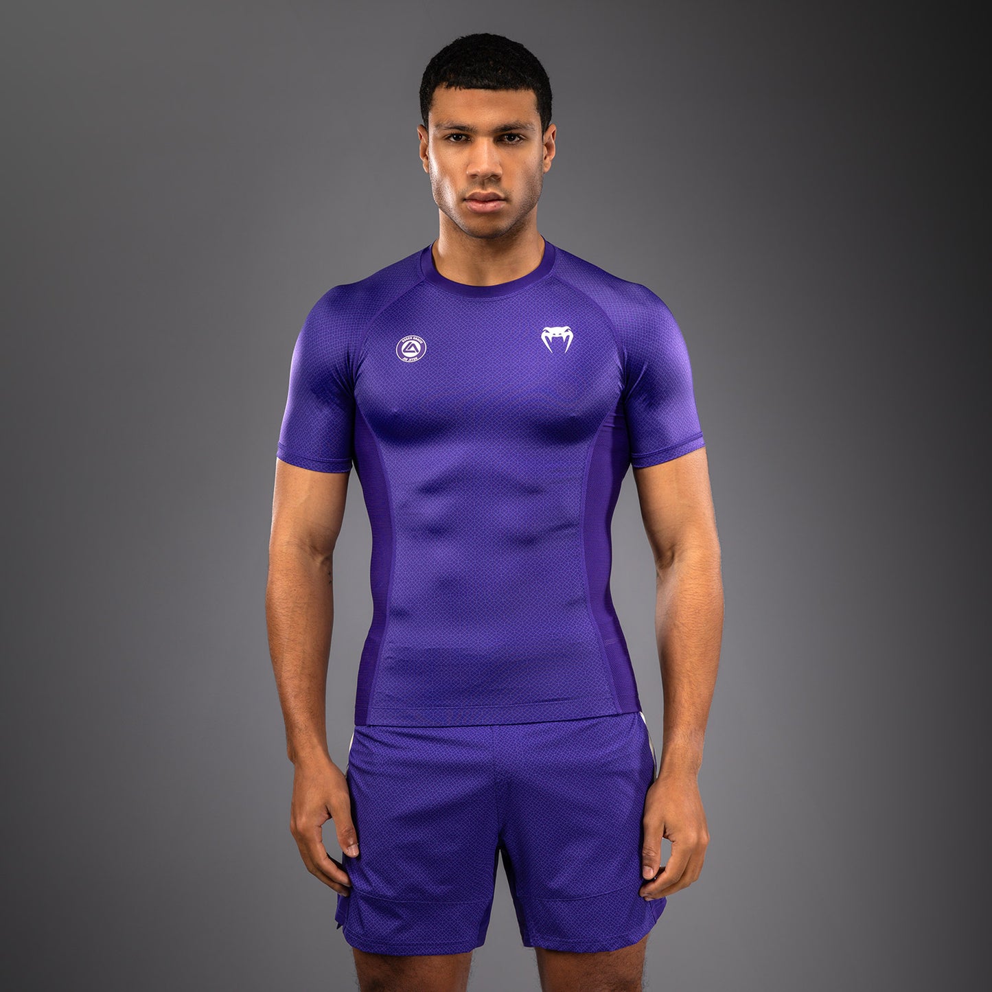 Venum x Roger Gracie Academy Kurzarm Rashguard - Lila