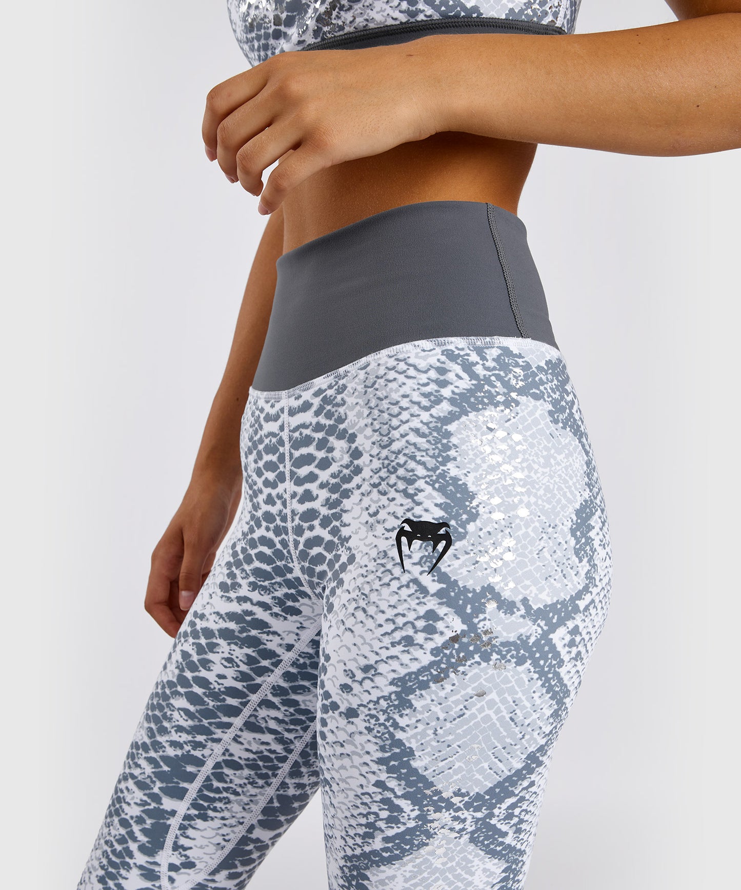 Venum White Snake Legging Damen - Weiß