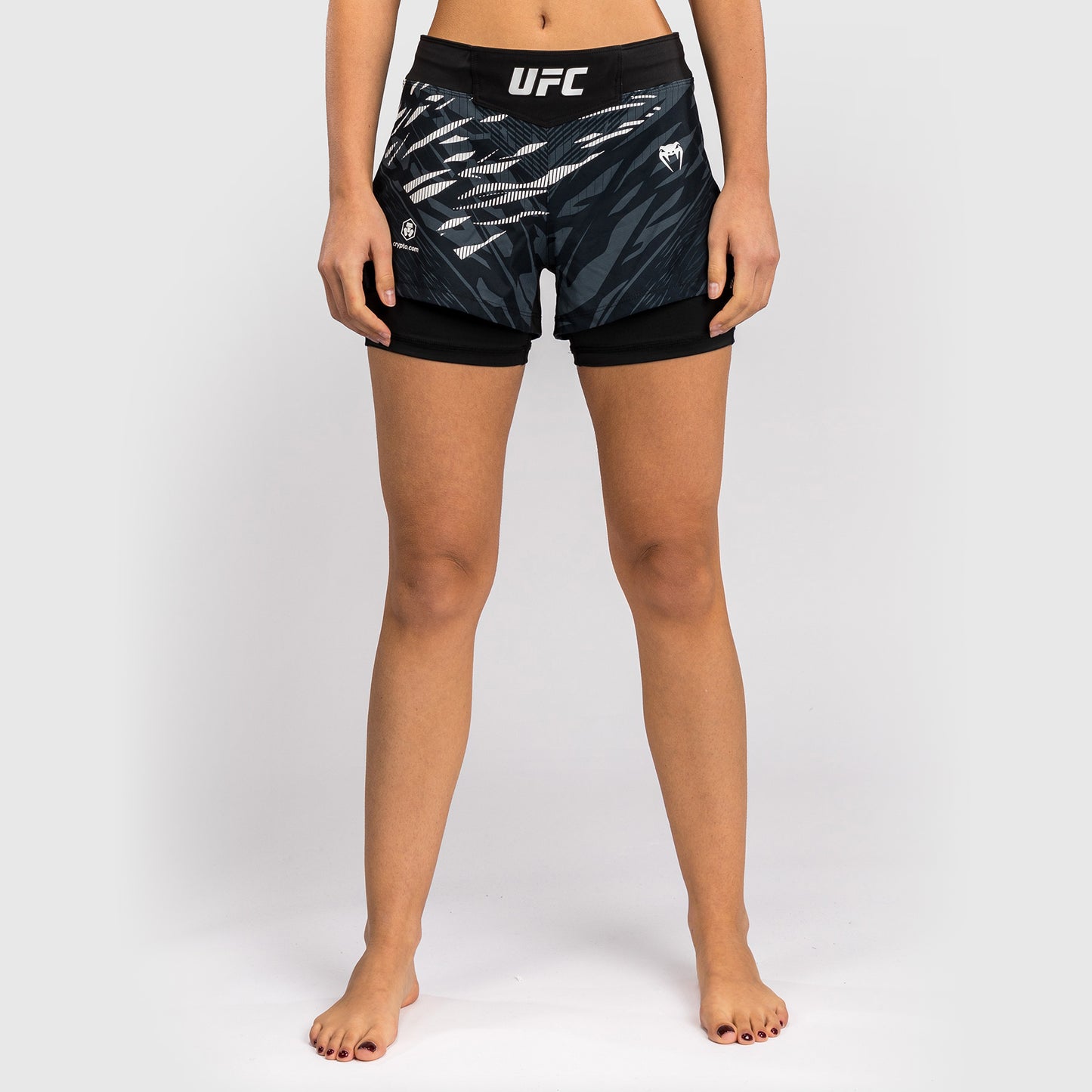 UFC Fusion by Venum Personalized Authentic Fight Night Damen Fight Short - Schwarz