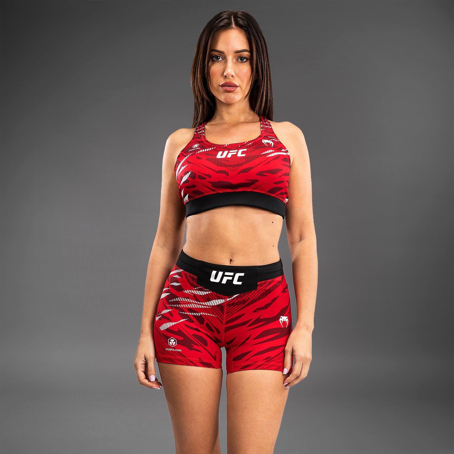 UFC Fusion by Venum Authentic Fight Night Damen Vale Tudo Short - Short Fit - Rot