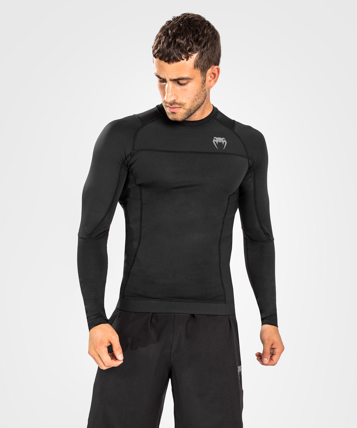 Venum G-Fit Air Rashguard Langarm – Schwarz