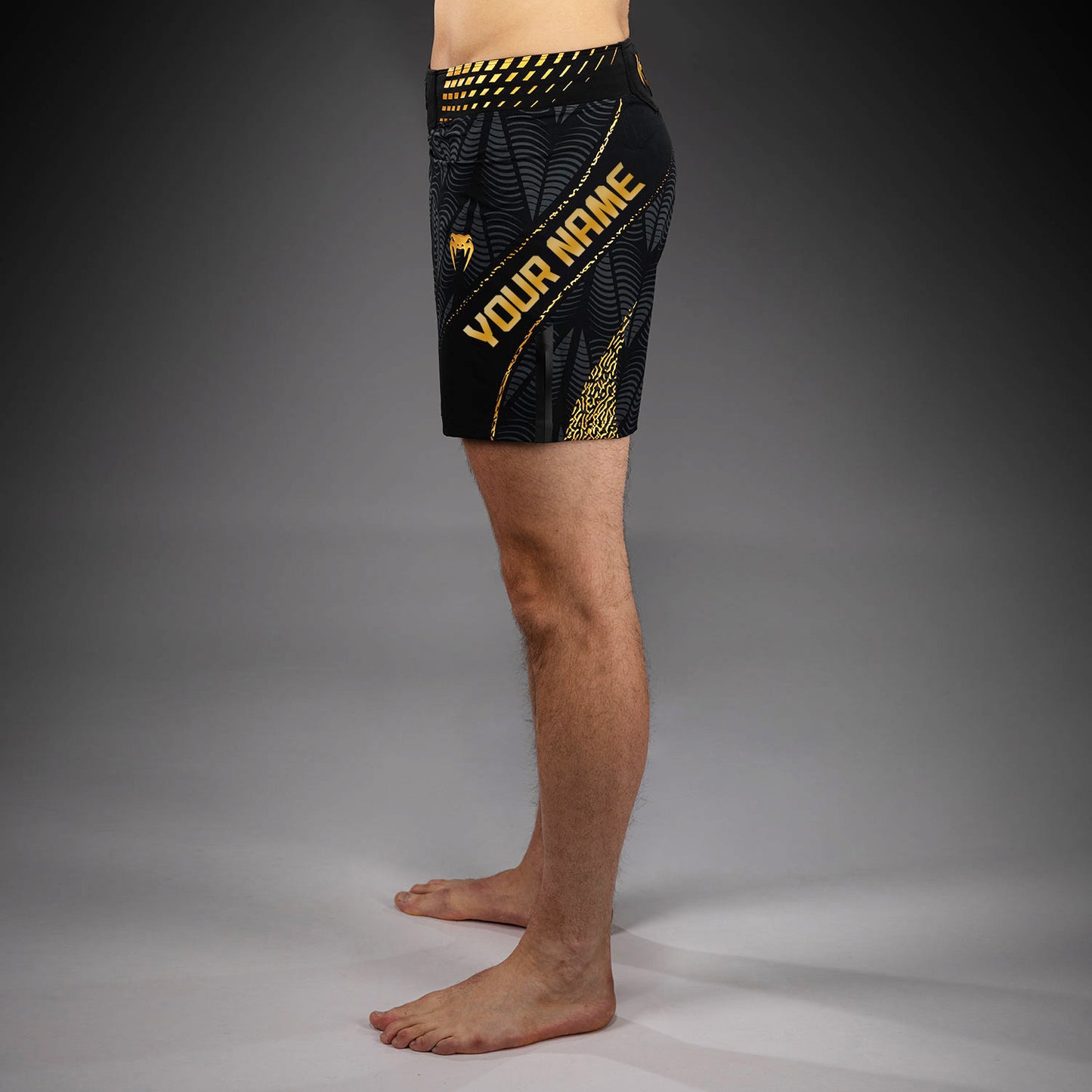 UFC Zenith by Venum Authentic Fight Night Kurze Passform Fight Short Herren Personalisiert - Champion