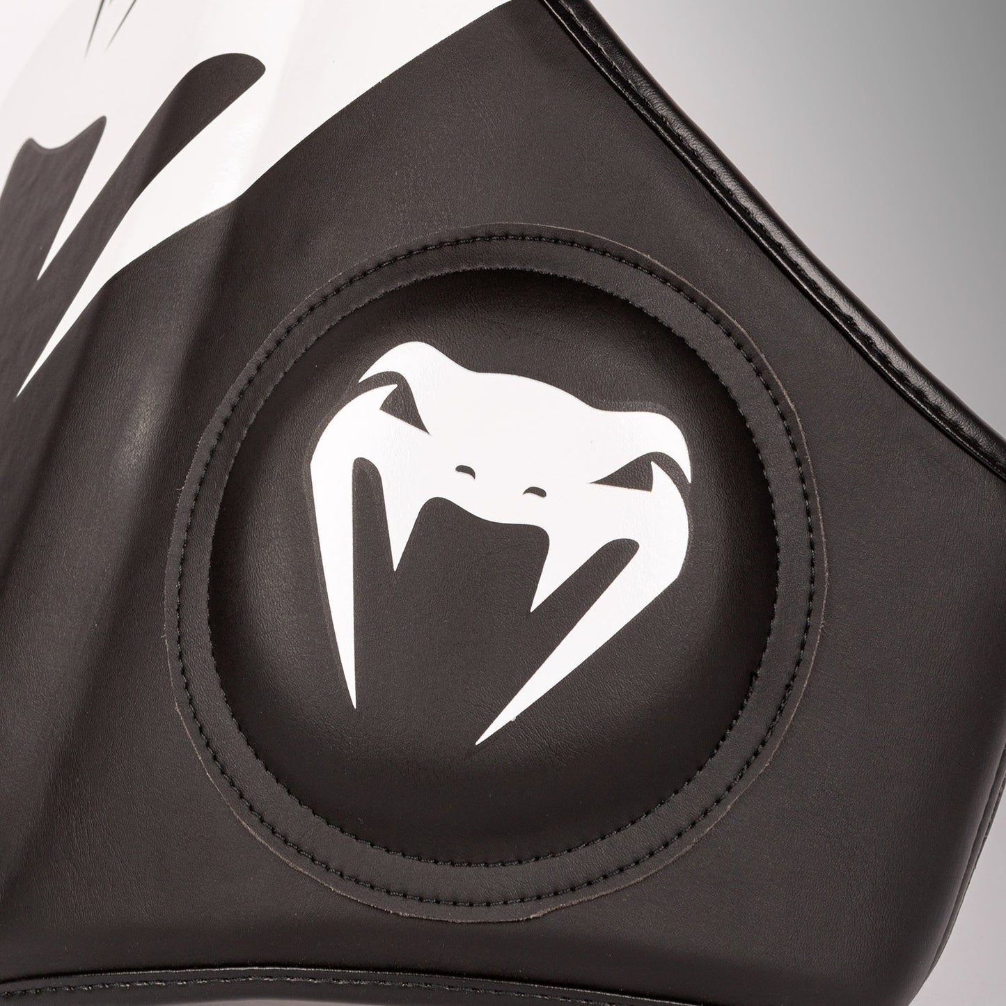 Venum Elite Dicke Coaching-Pads Leder Mini (Paar) – Schwarz/Weiß