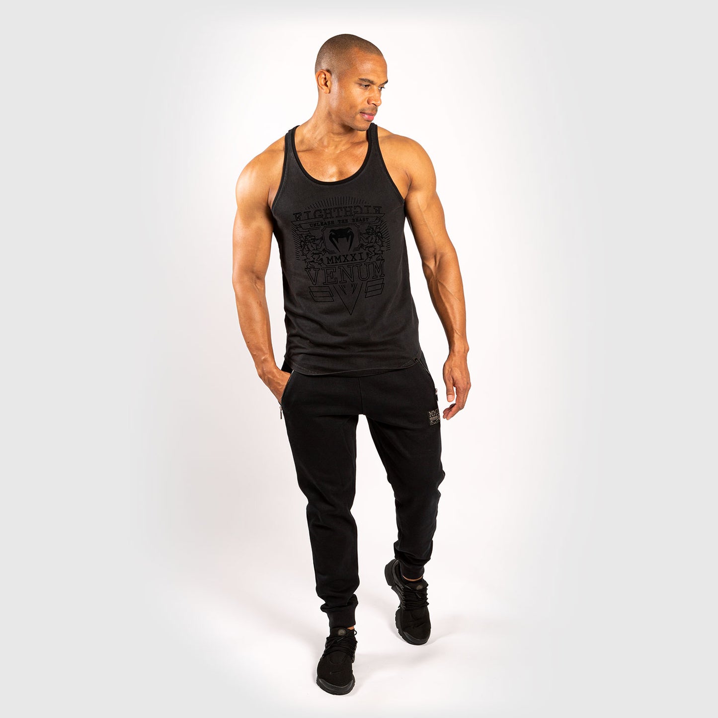 Venum LIONS21 Tanktop - Schwarz/Schwarz