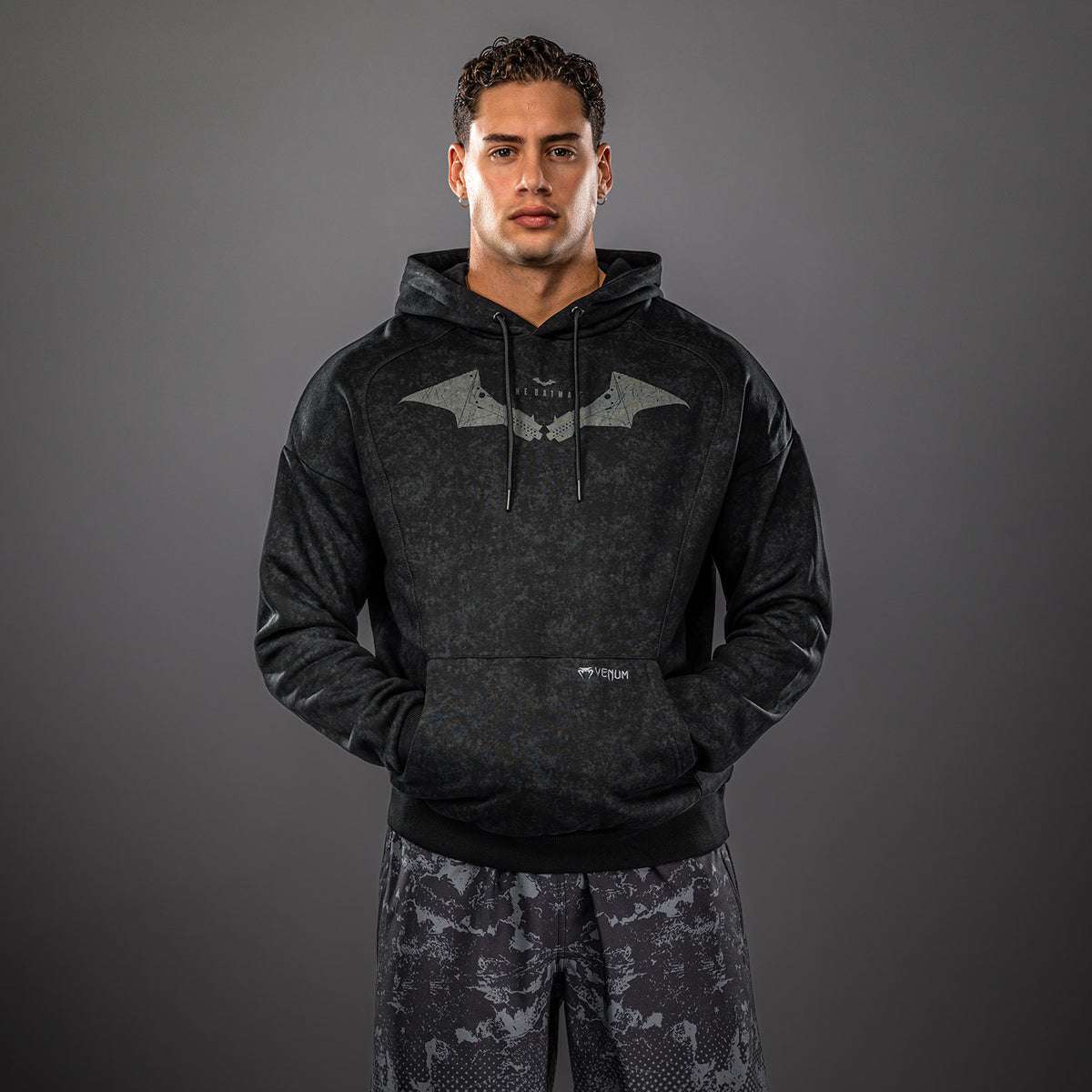 Venum x Batman Hoodie - Schwarz/Grau