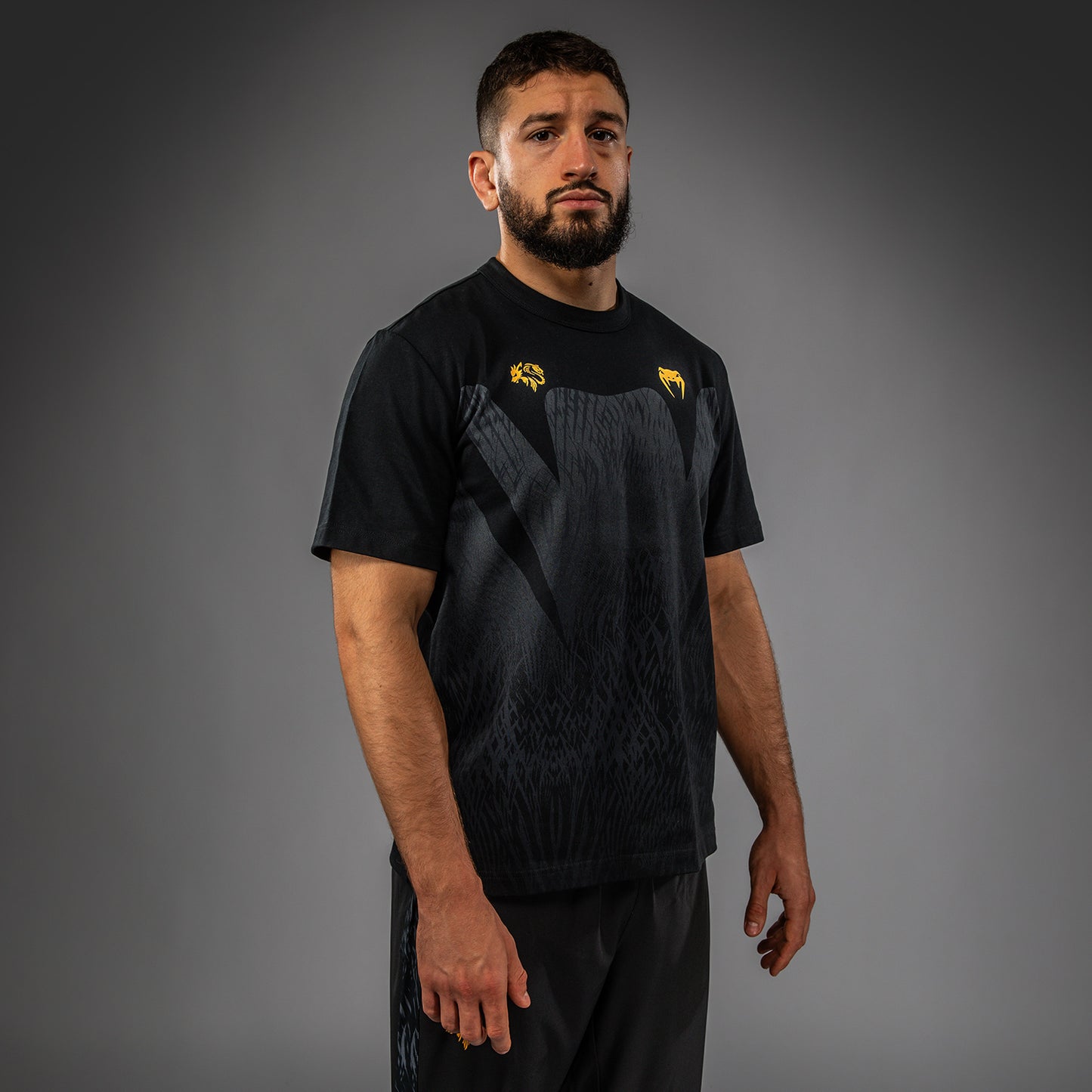 Venum x Chimaev T-Shirt - Schwarz/Grau