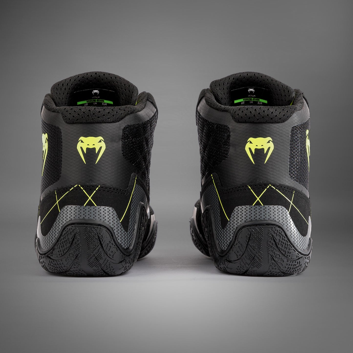Venum Training Camp 4.0 Elite Wrestling Schuhe - Schwarz/Neon Grün