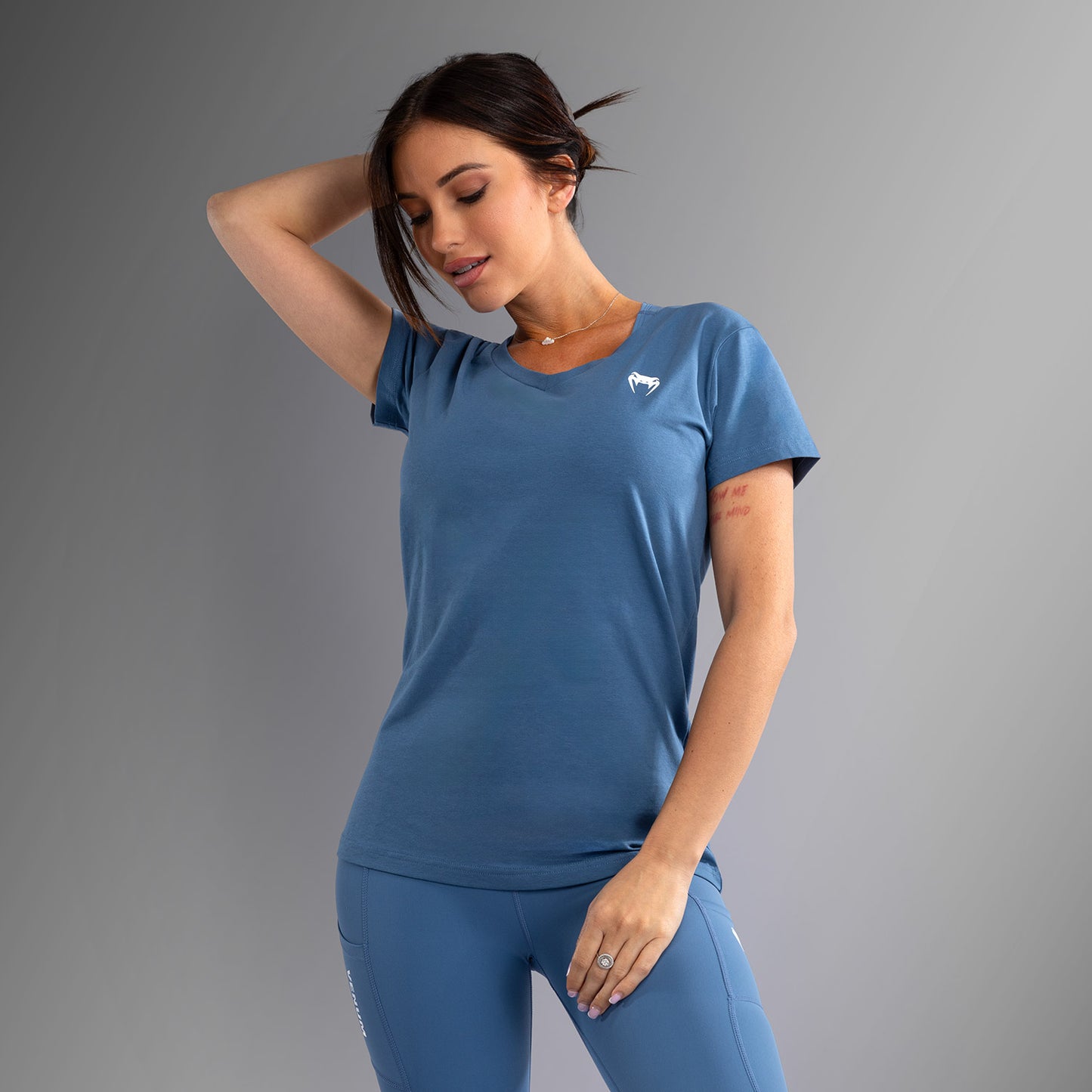 Venum Essential Damen T-Shirt - Stormblau