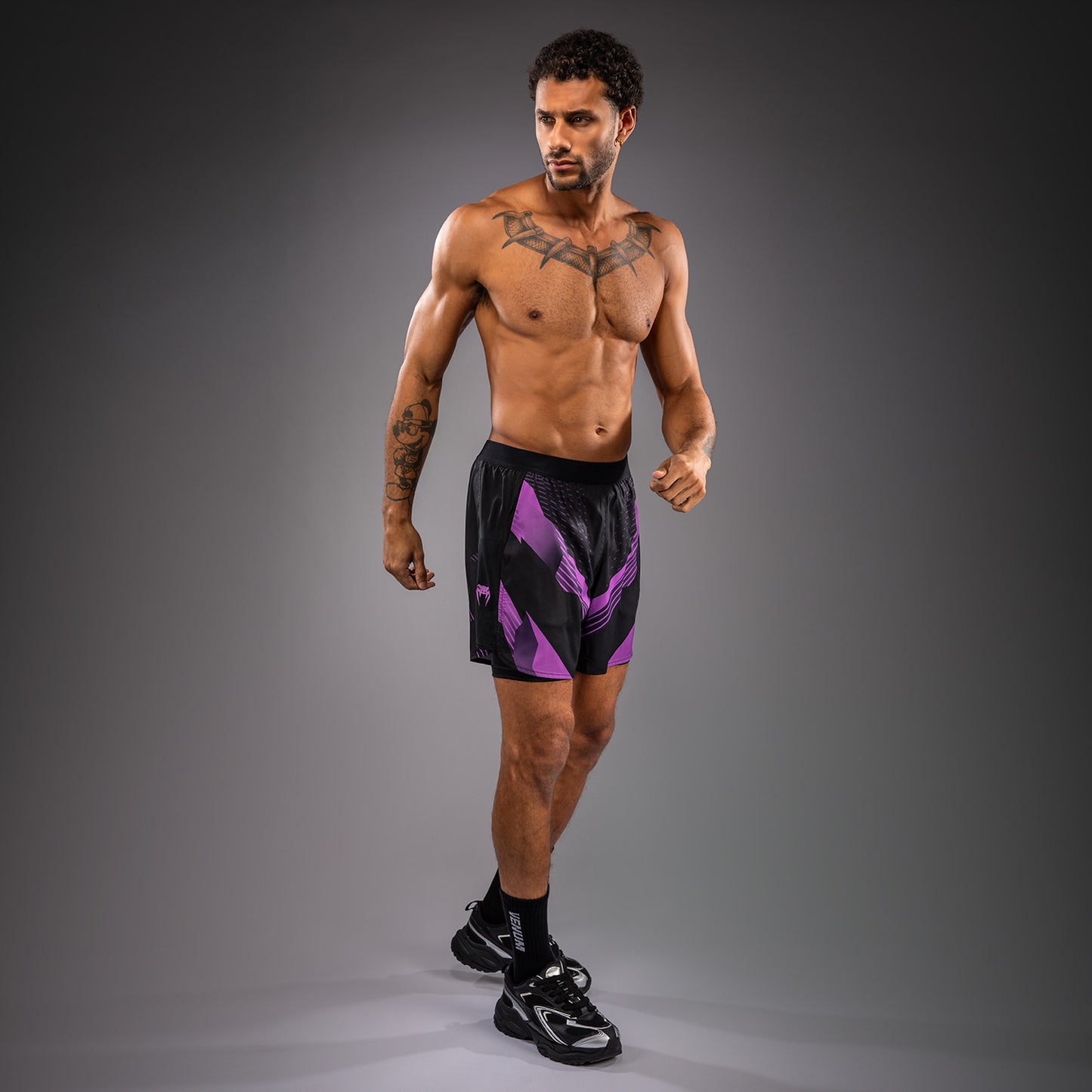 Venum No-Gi 6.0 Trainingsshorts - Schwarz/Lila
