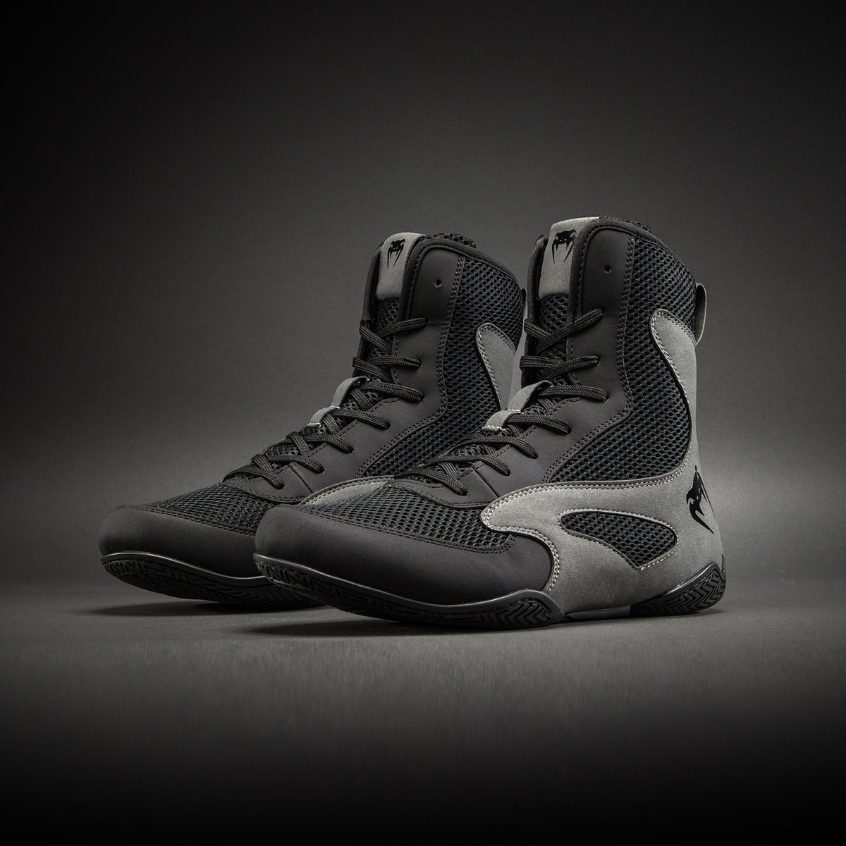 Venum Contender Boxschuhe - Schwarz/Grau