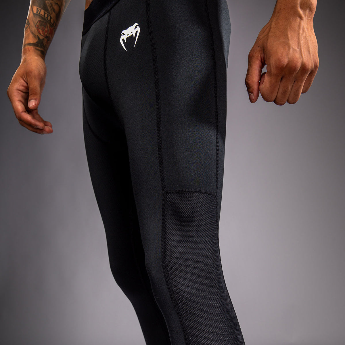 Venum MX Basics Kompressionshose - Schwarz/Weiß