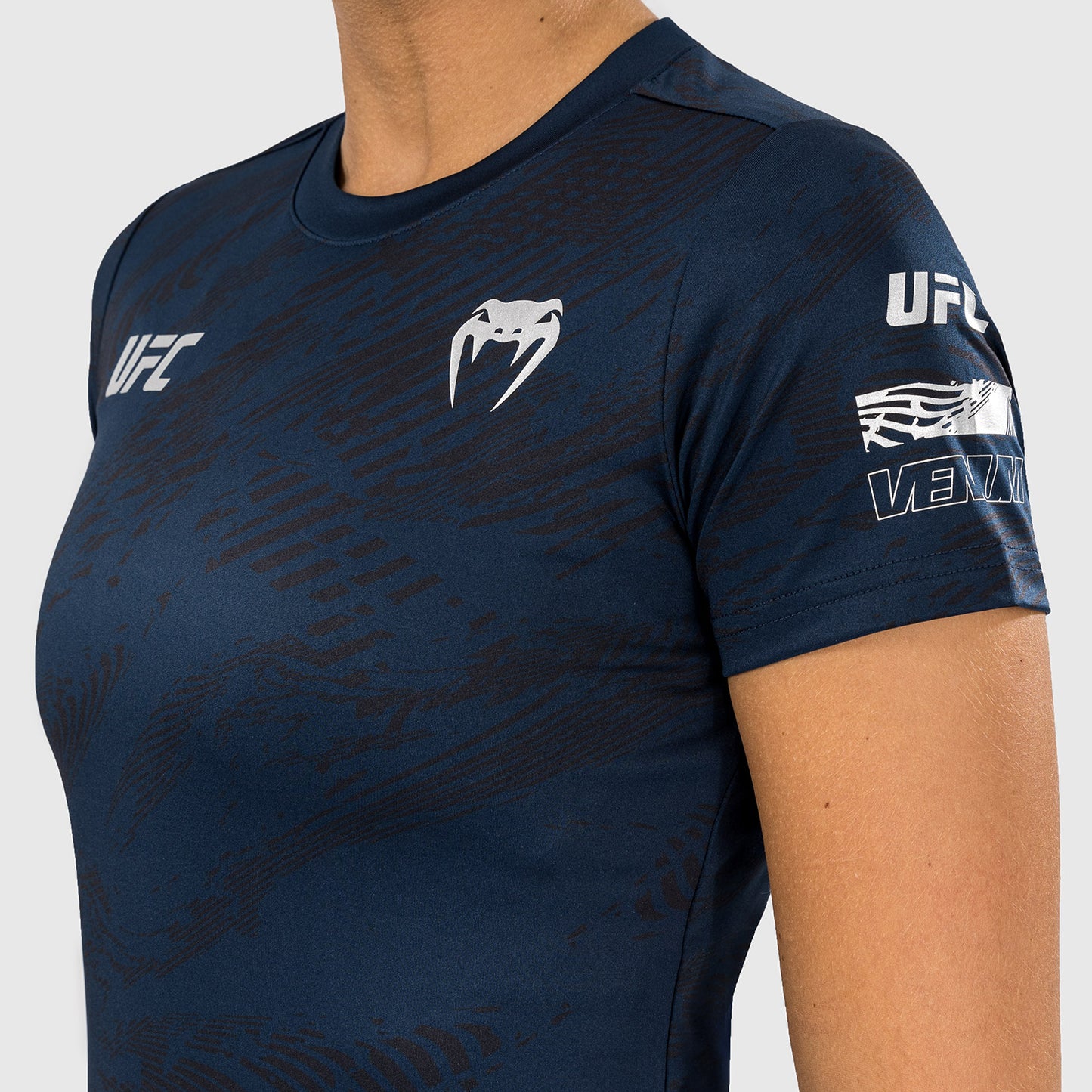 UFC Fusion by Venum Fight Week Damen Dry-Tech T-Shirt - Ozeanisches Blau