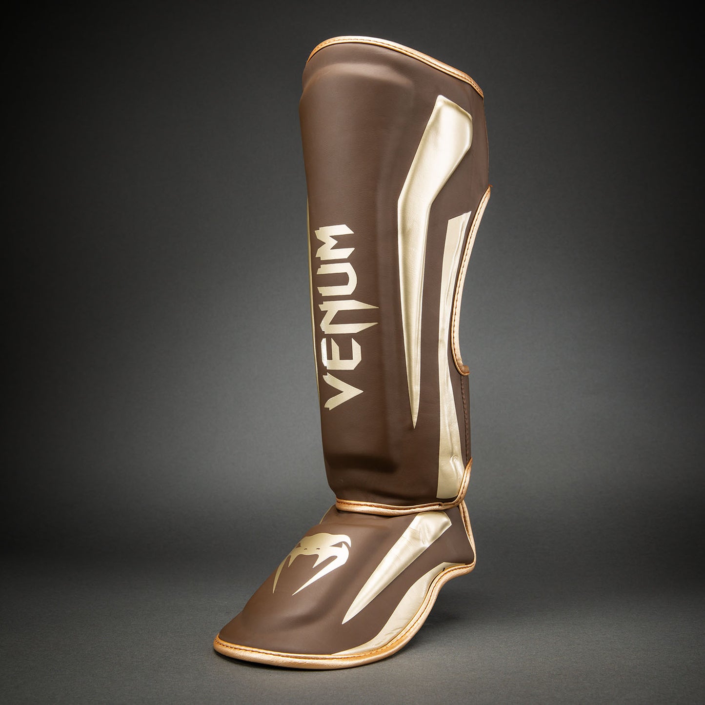 Venum Elite Schienbeinschoner - Dunkelbraun