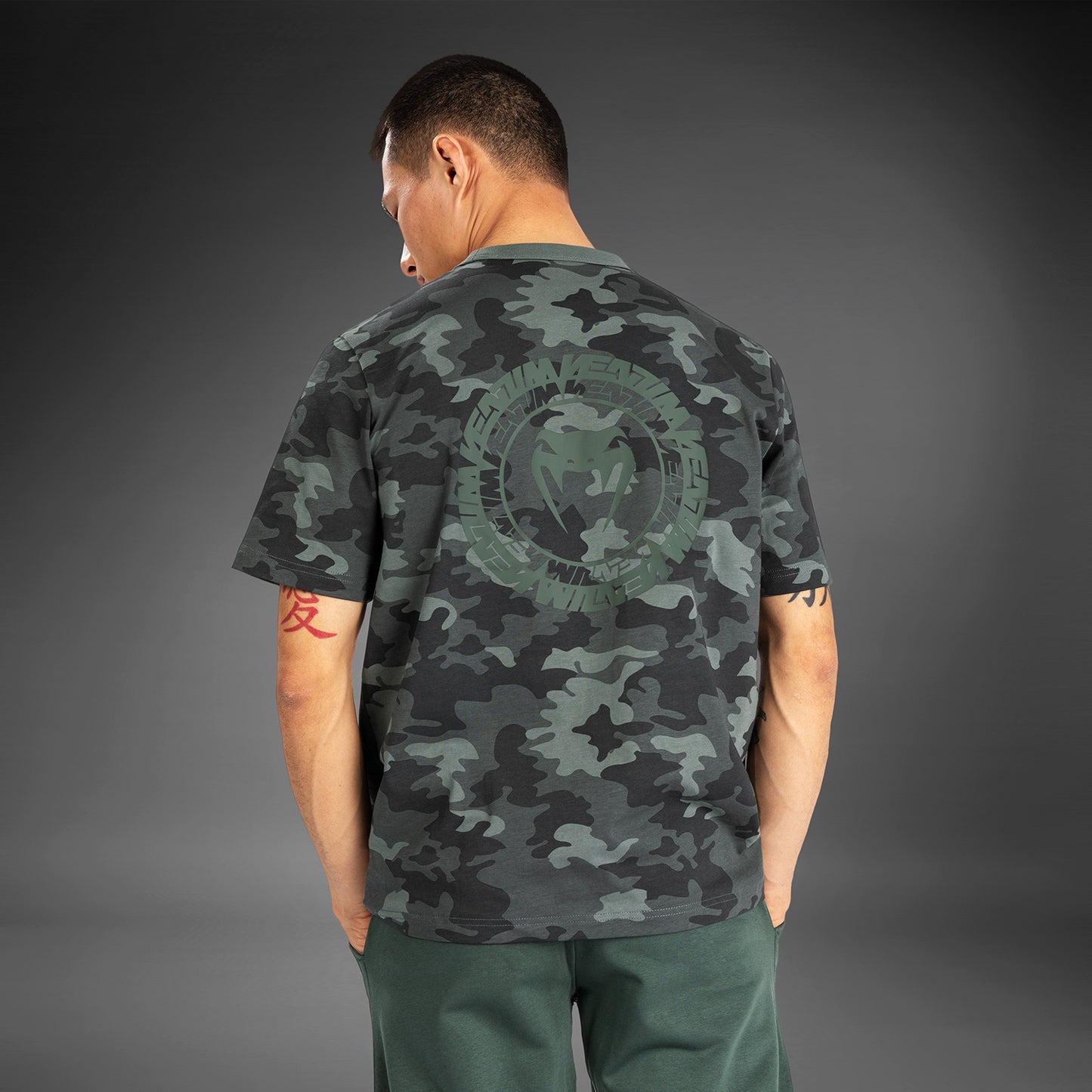 Venum Vortex XL Herren T-Shirt - Khaki Camo