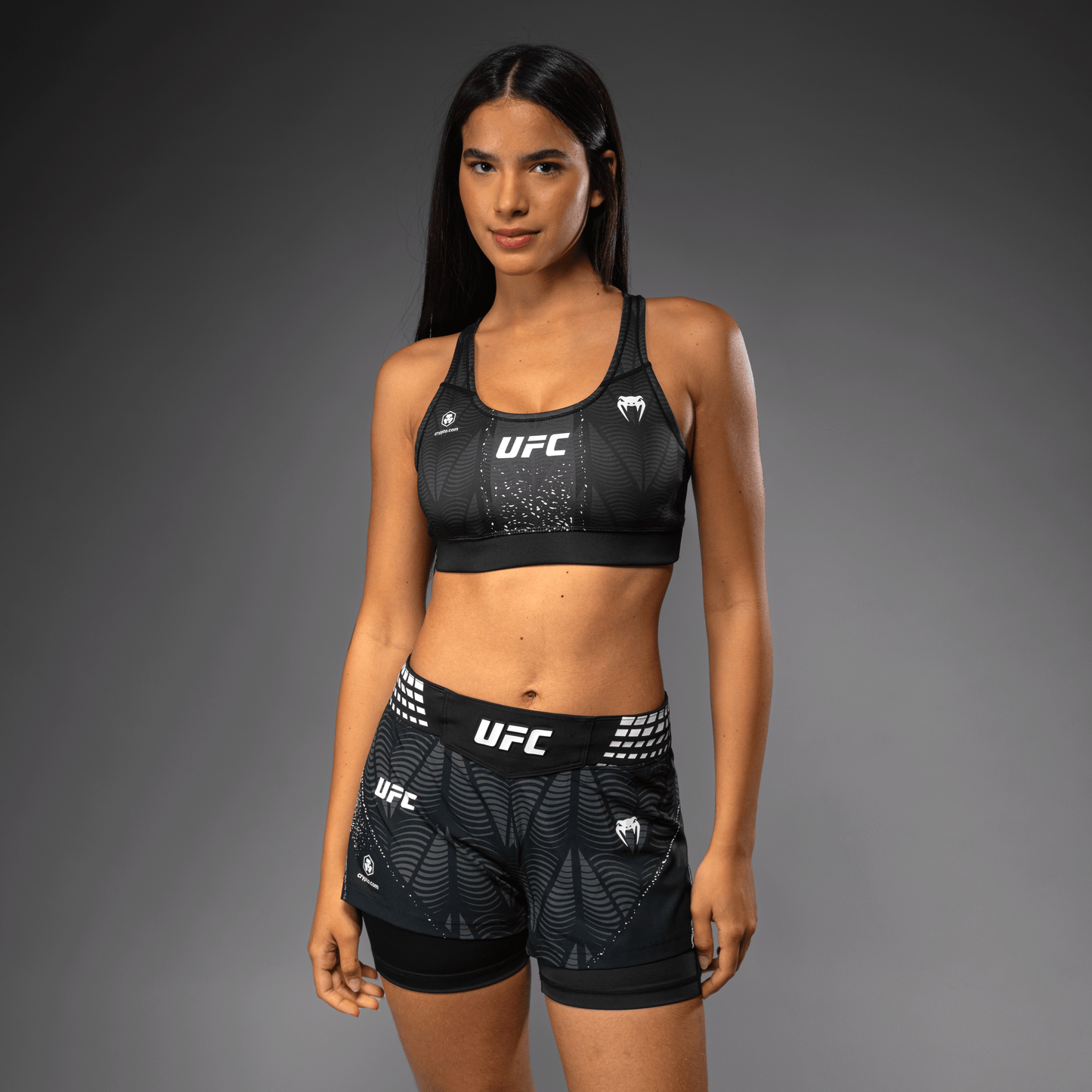 UFC Zenith by Venum Authentic Fight Night Sport-BH Damen - Schwarz