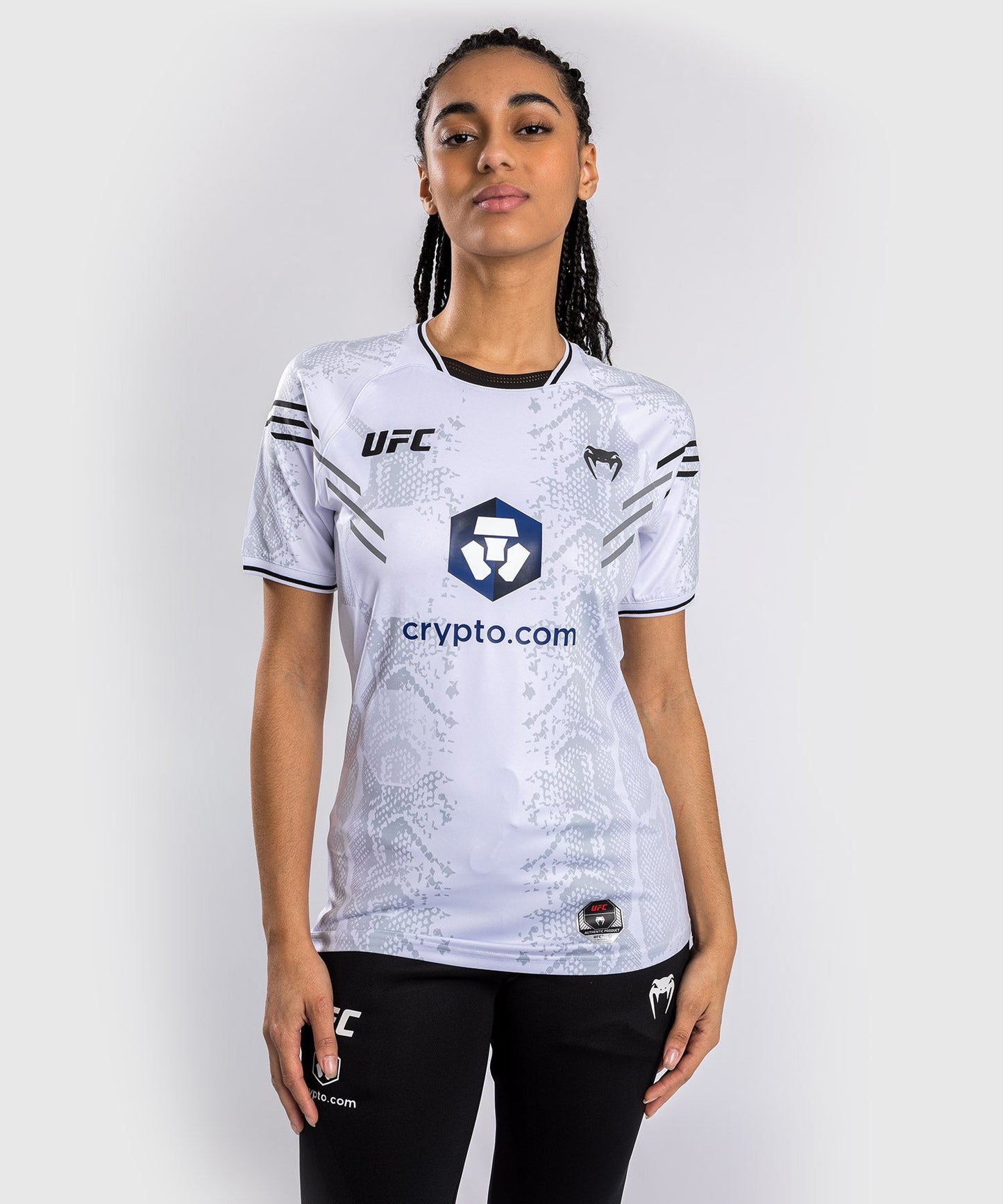 UFC Adrenaline by Venum Authentic Fight Night Walkout-Trikot für Frauen - Weiß