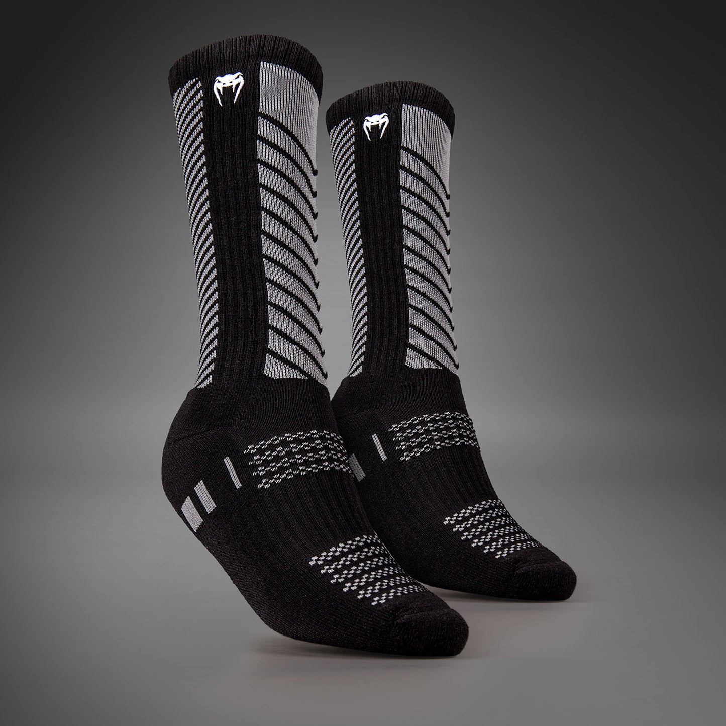 Venum Vector Crew-Socken - Schwarz/Grau