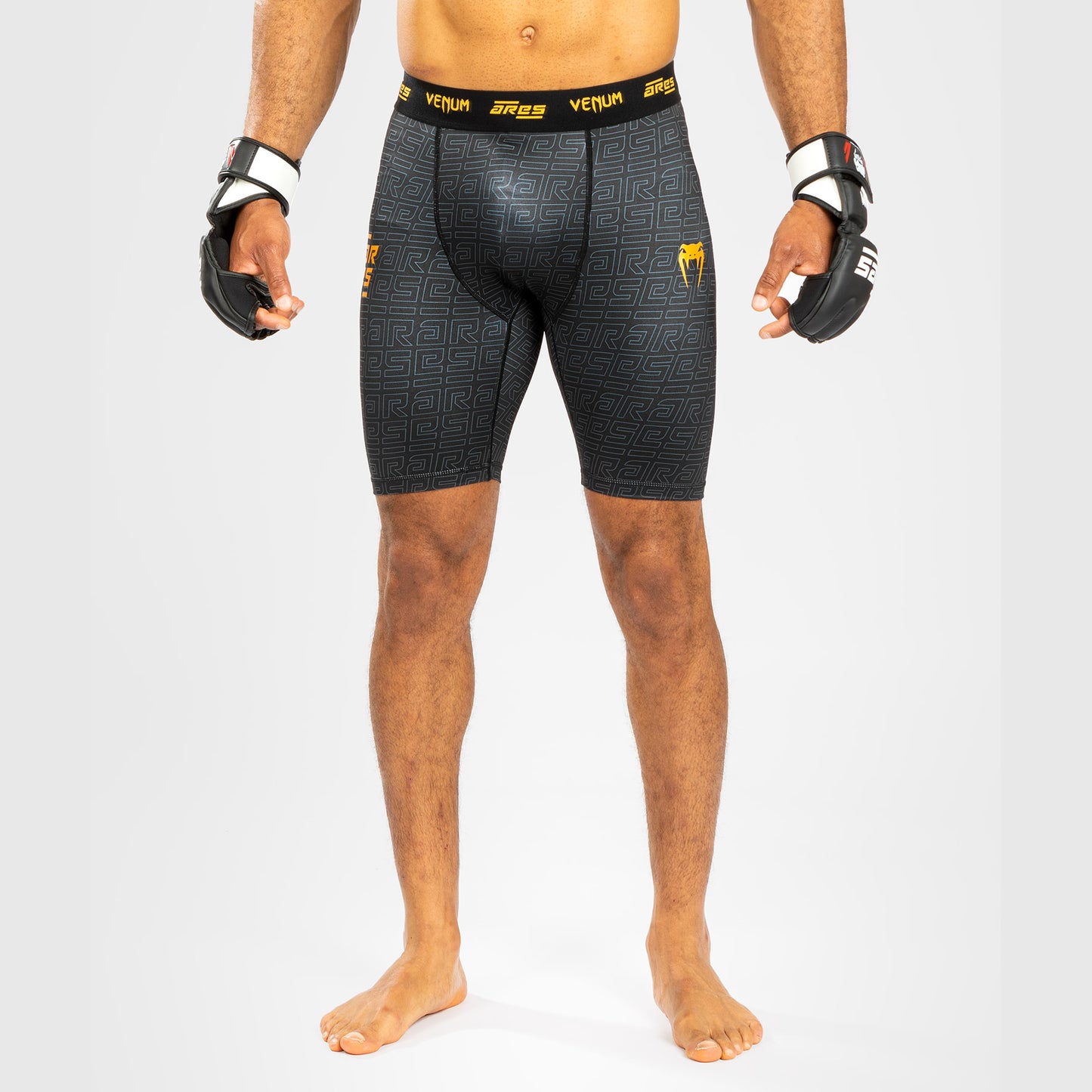 Venum x Ares Herren Vale Tudo Shorts - Schwarz/Gold