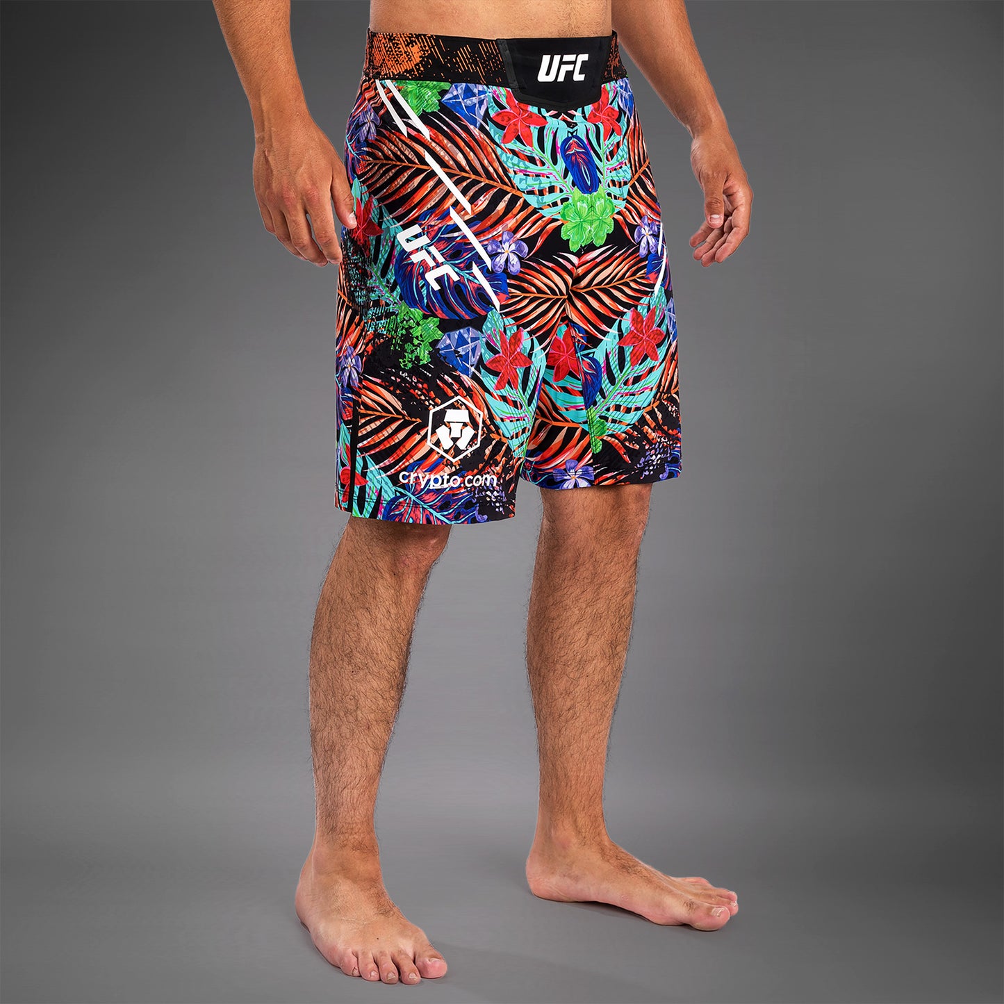 UFC Unrivaled by Venum Dustin Poirier Herren Long Fit Fight Short - Blau