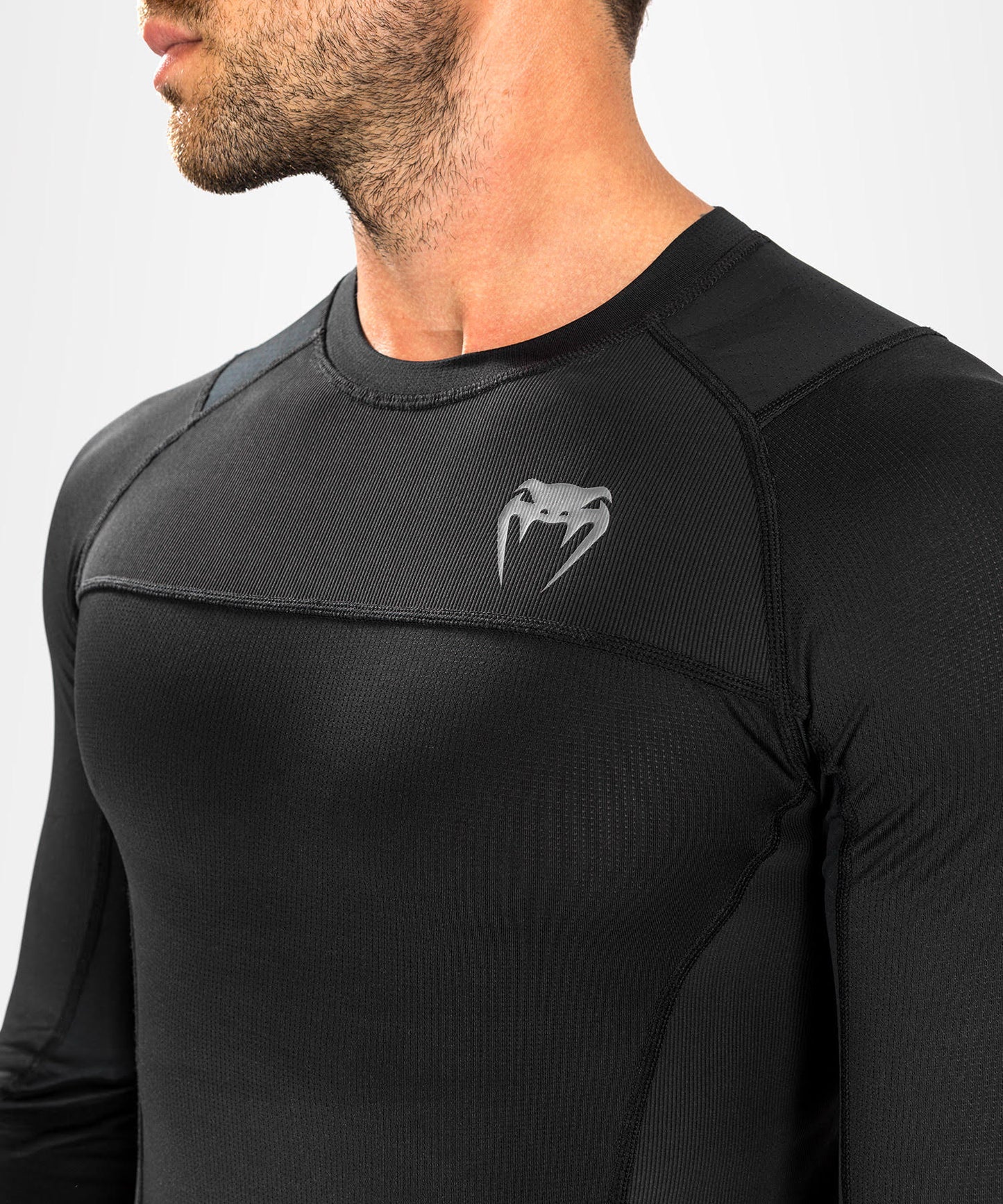 Venum G-Fit Air Rashguard Langarm – Schwarz