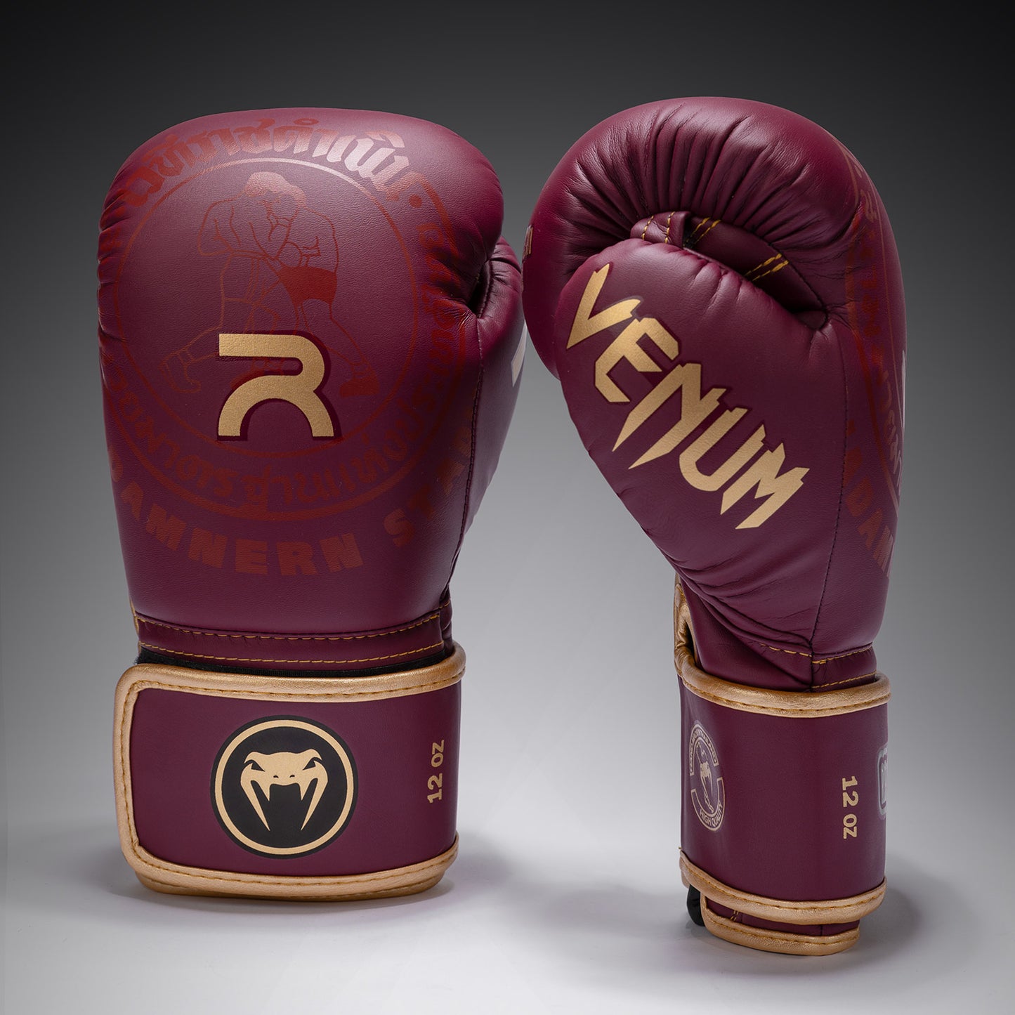 Venum x Rajadamnern Boxhandschuhe - Burgunder