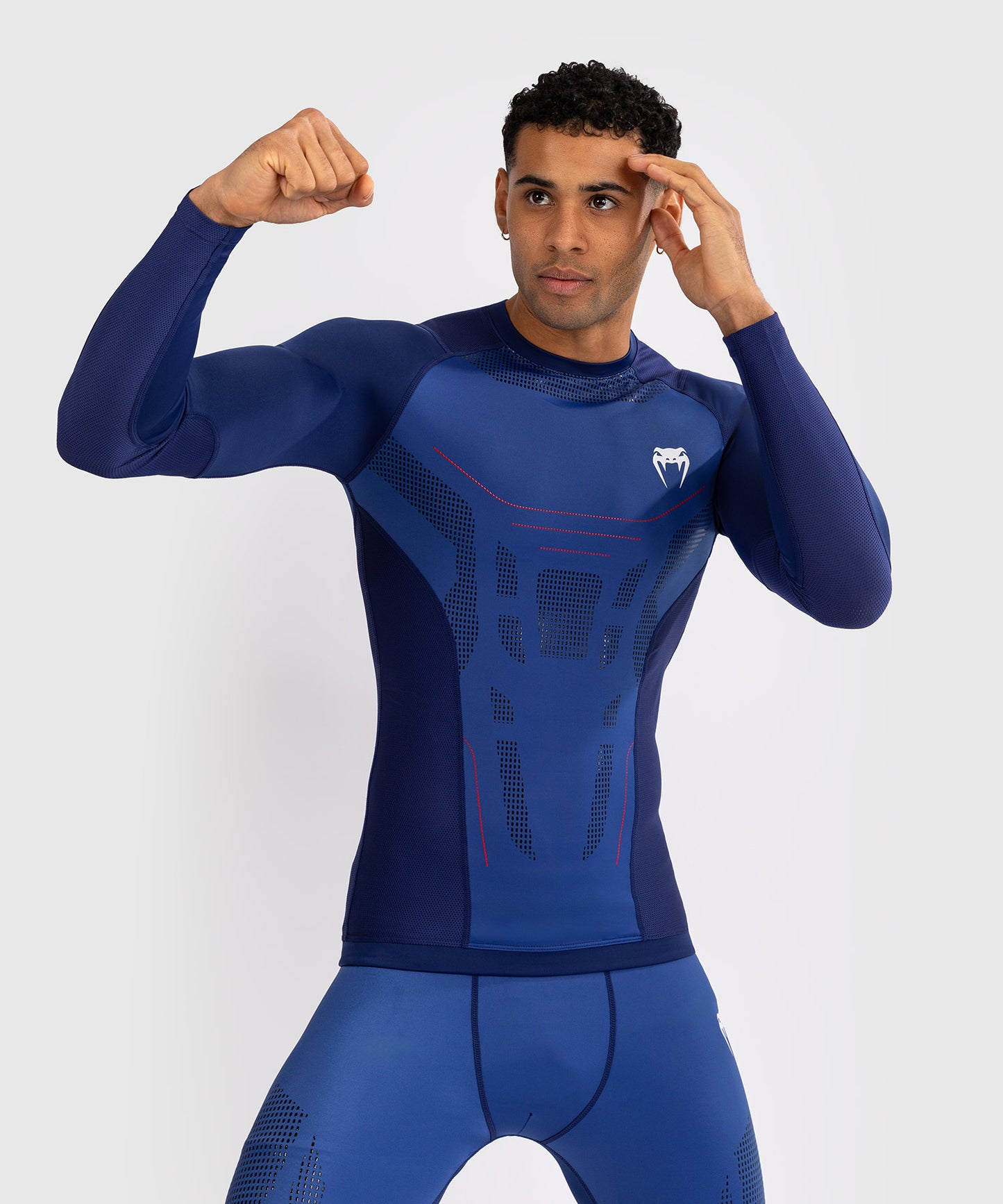 Venum Technical 3.0 Langarm Rashguard - Nachtblau